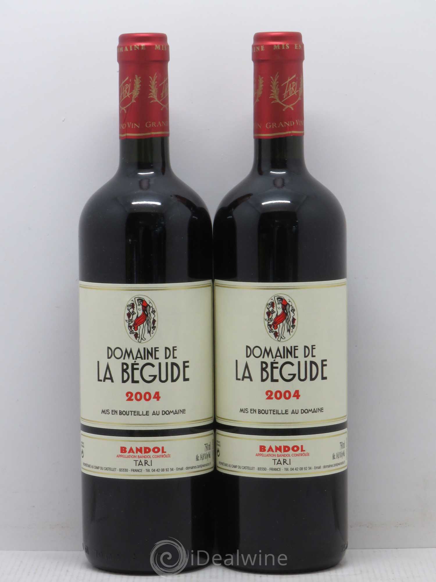 Bandol La Bégude 2004 - Lot de 2 bouteilles - 0