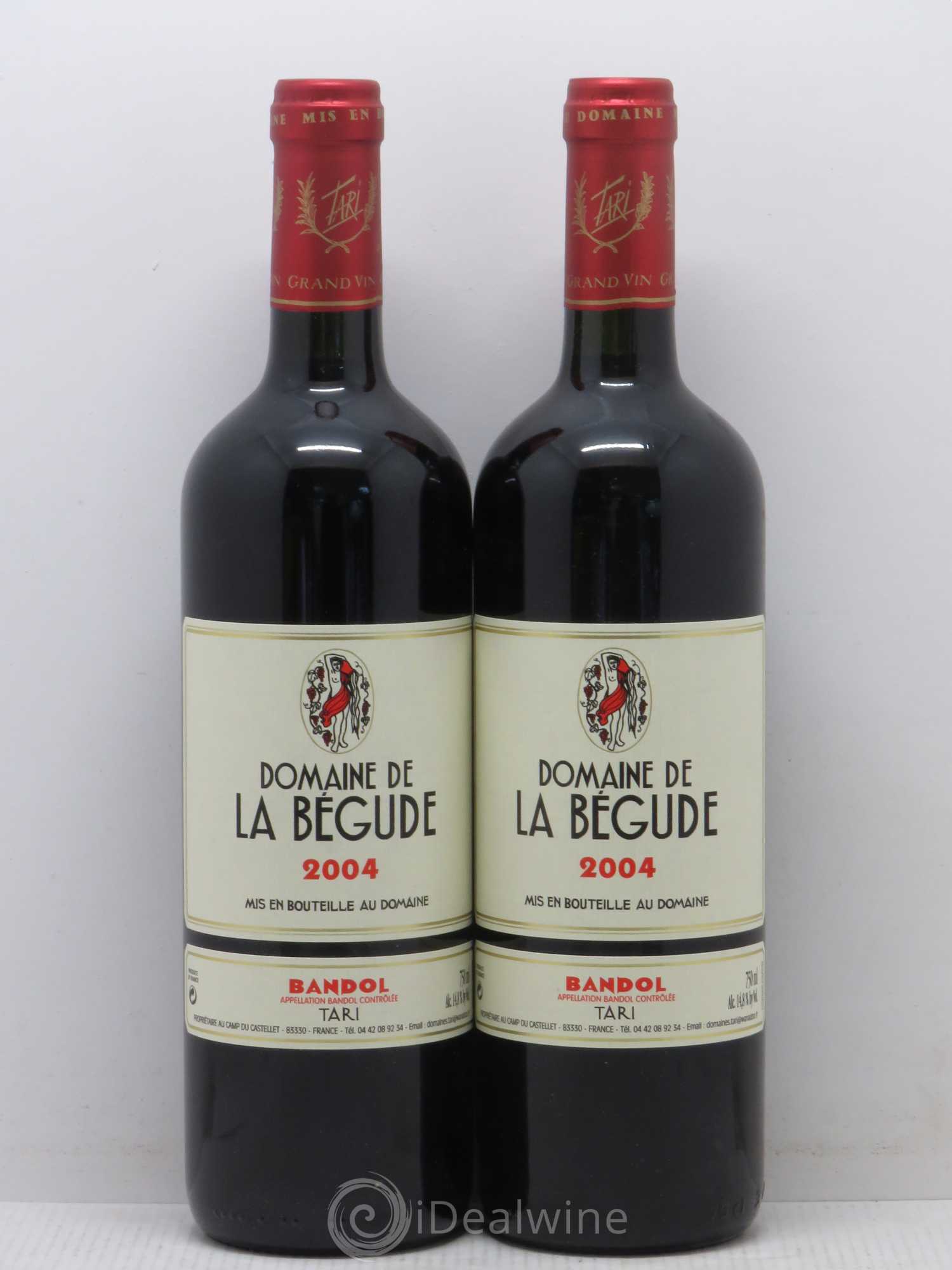 Bandol La Bégude 2004 - Lot de 2 bouteilles - 0
