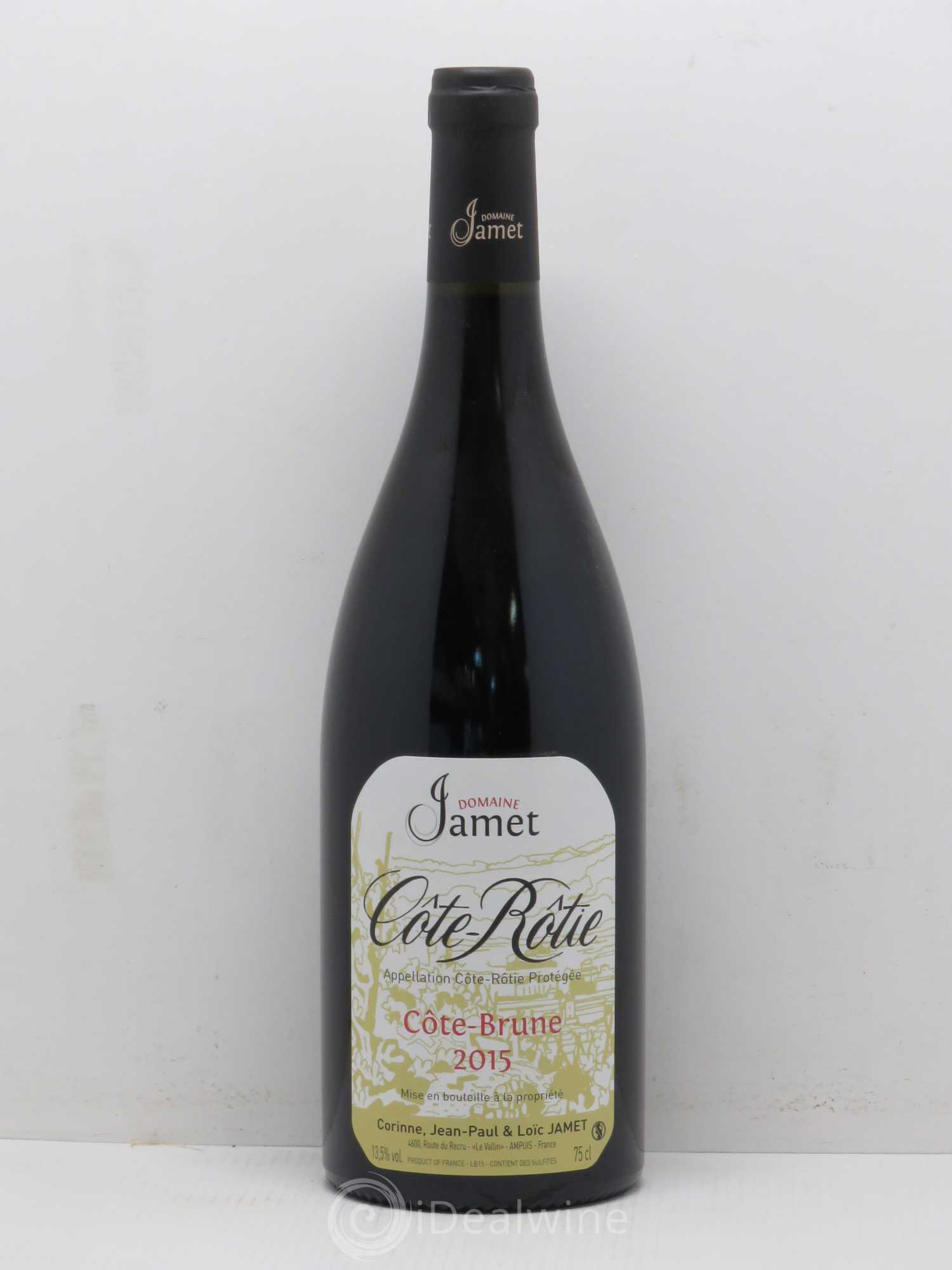 Côte-Rôtie Côte Brune Jamet (Domaine) 2015 - Lot de 1 bouteille - 0