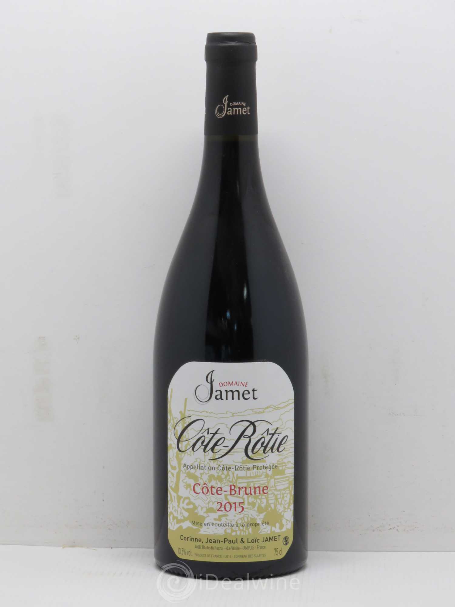 Côte-Rôtie Côte Brune Jamet (Domaine) 2015 - Lot de 1 bouteille - 0
