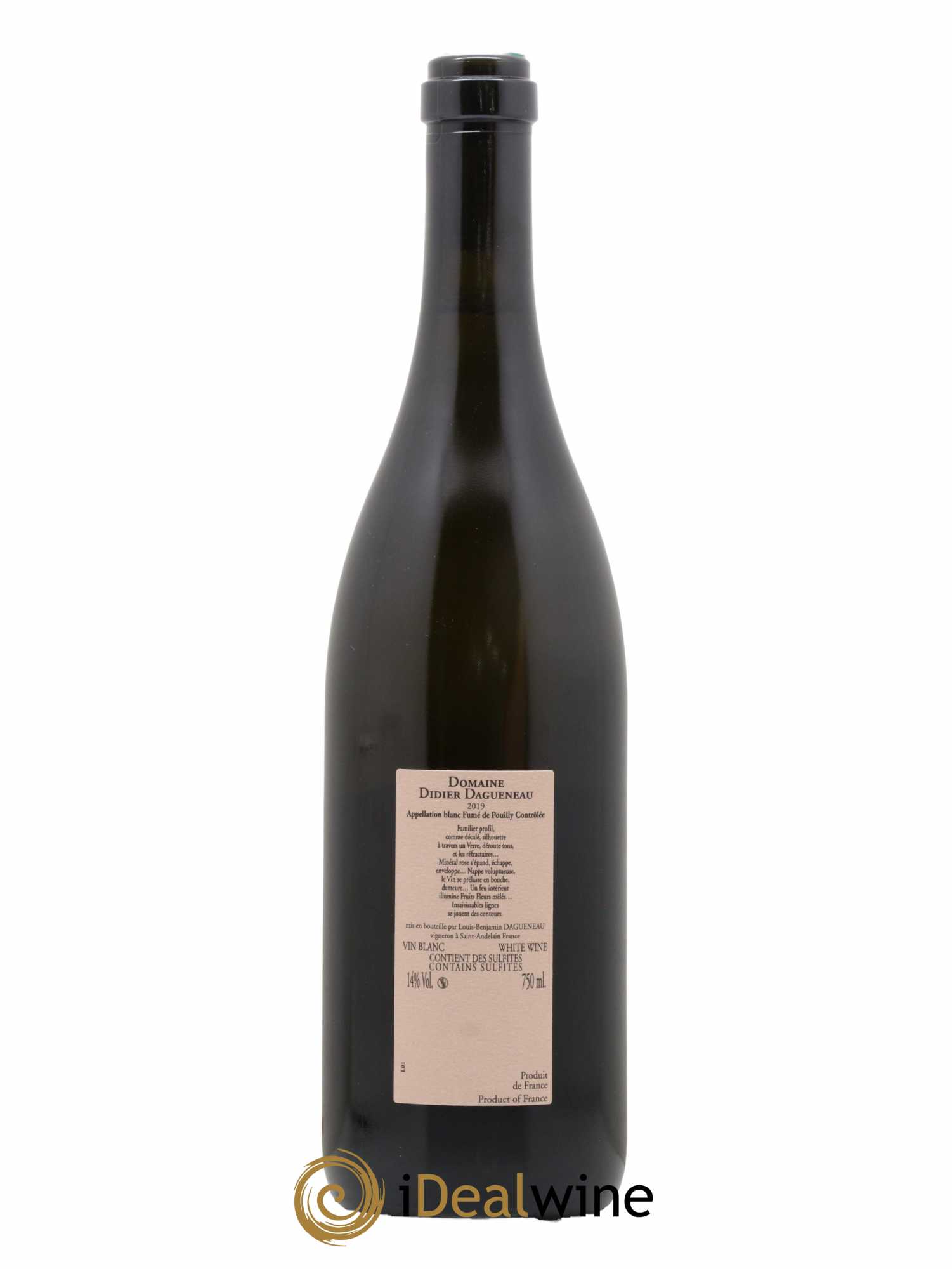 Pouilly-Fumé Intouchables Dagueneau 2019 - Posten von 1 Flasche - 1