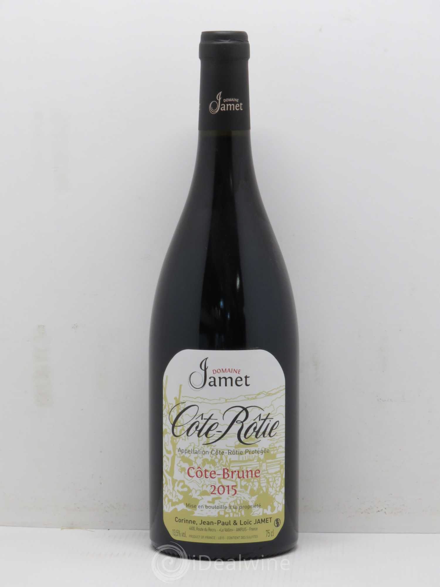 Côte-Rôtie Côte Brune Jamet (Domaine) 2015 - Lot de 1 bouteille - 0