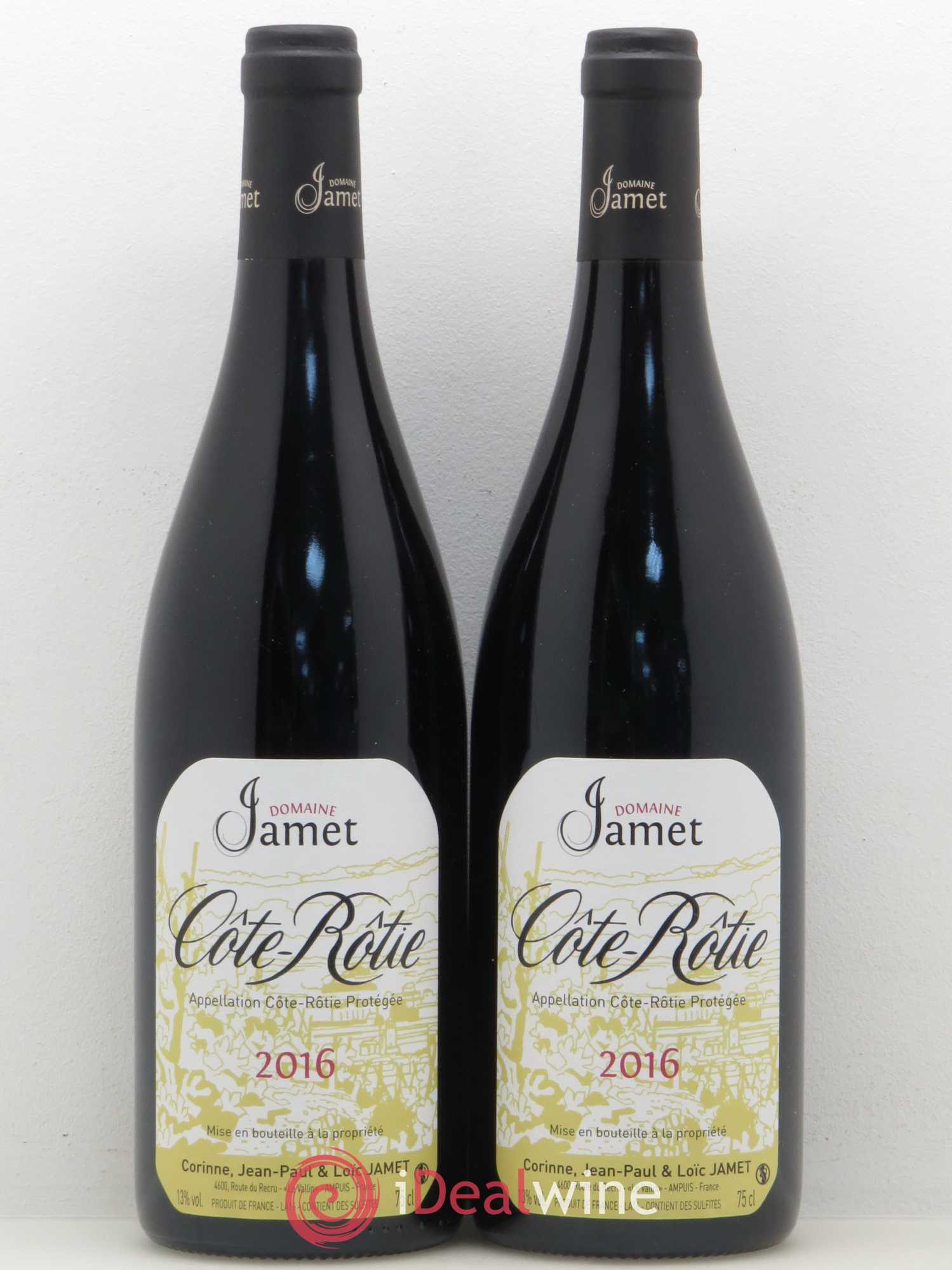 Côte-Rôtie Jamet (Domaine) 2016 - Lot de 2 bouteilles - 0