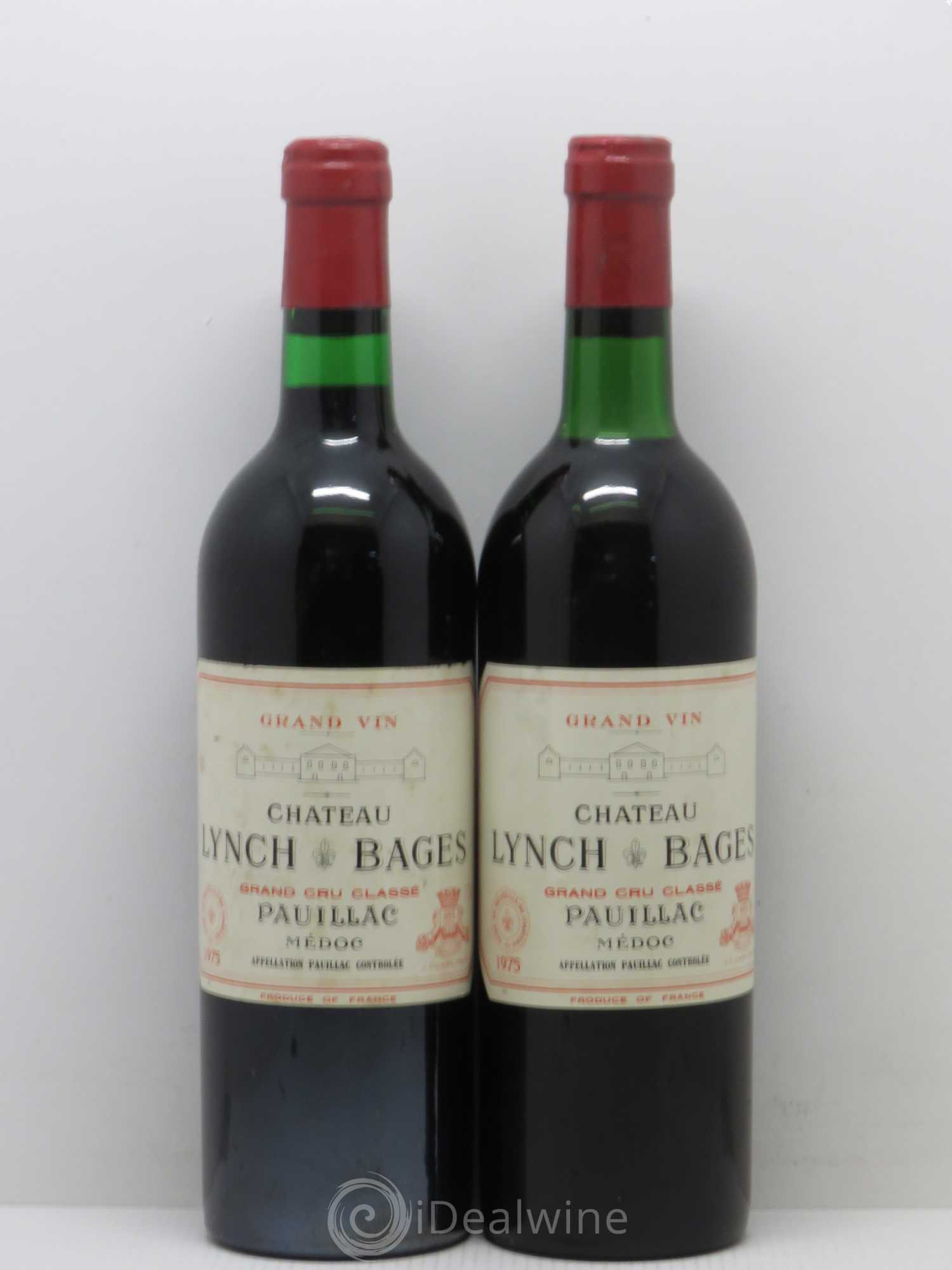 Château Lynch Bages 5ème Grand Cru Classé 1975 - Lot de 2 bouteilles - 0