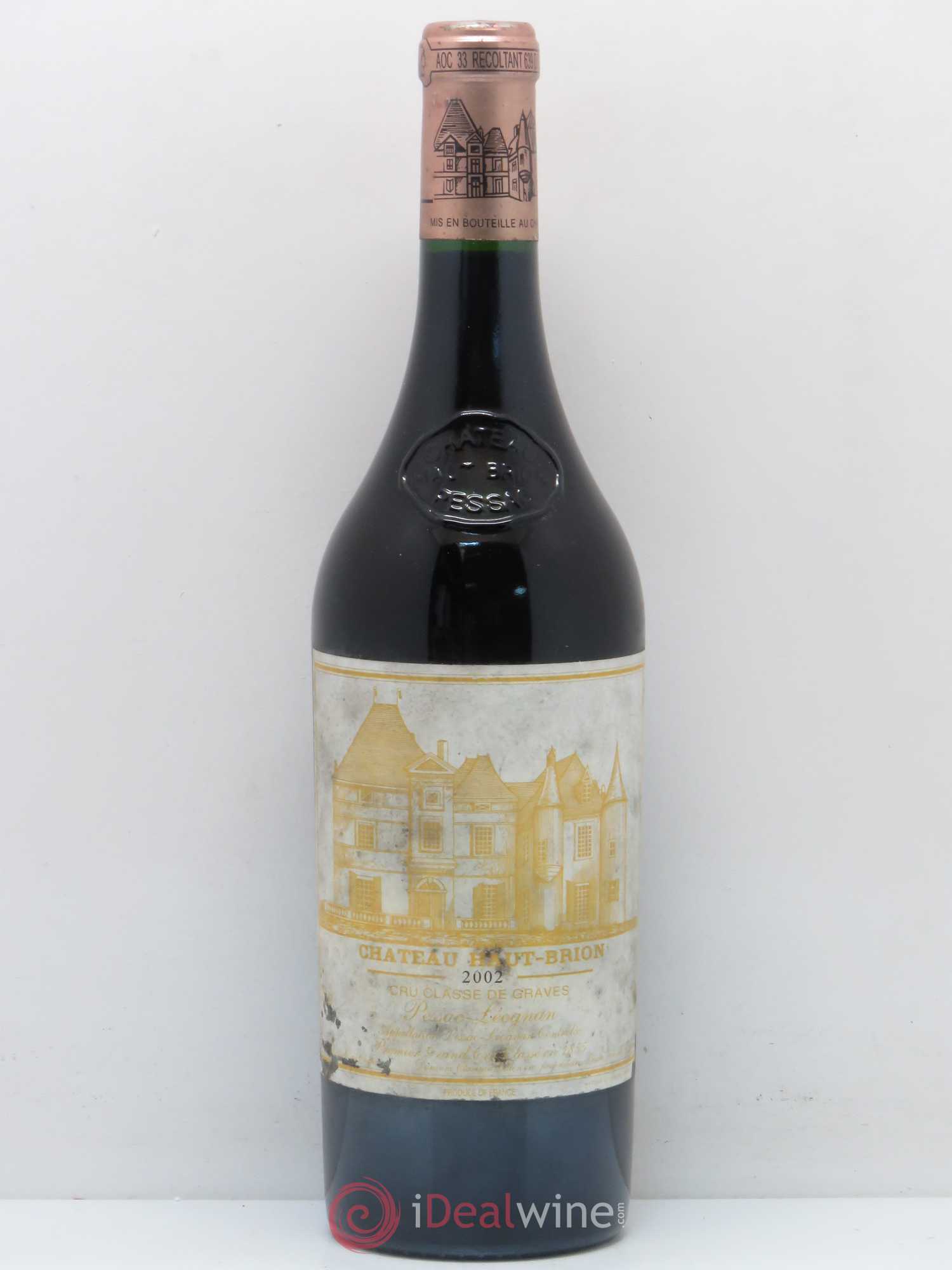 Château Haut Brion 1er Grand Cru Classé 2002 - Lot de 1 bouteille - 0