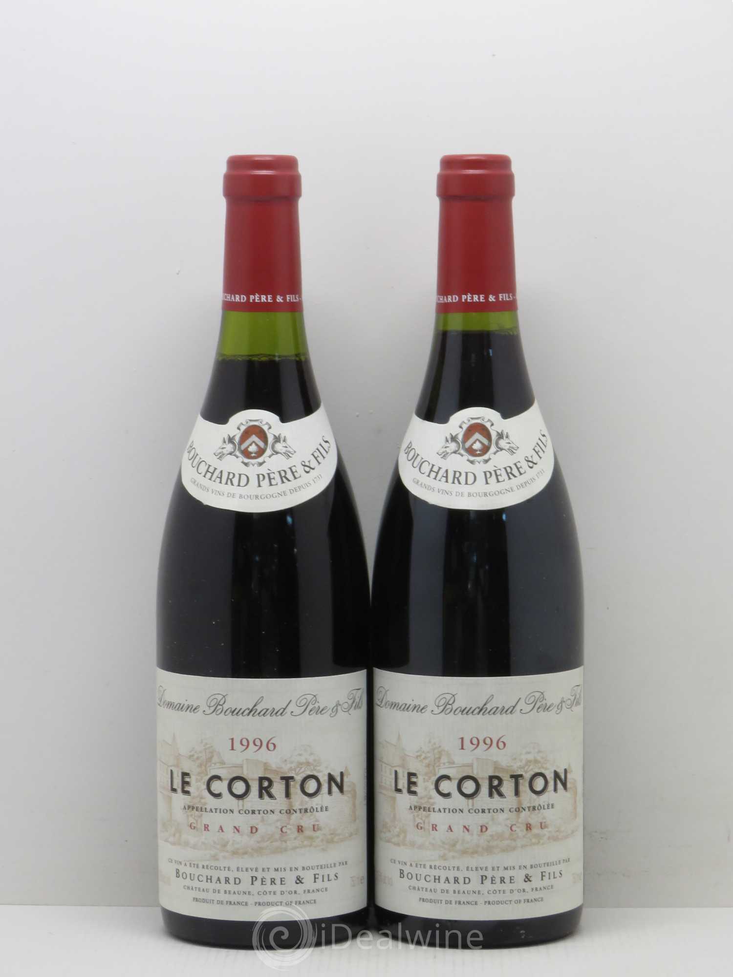 Corton Grand Cru Le Corton Bouchard Père & Fils 1996 - Lot de 2 bouteilles - 0