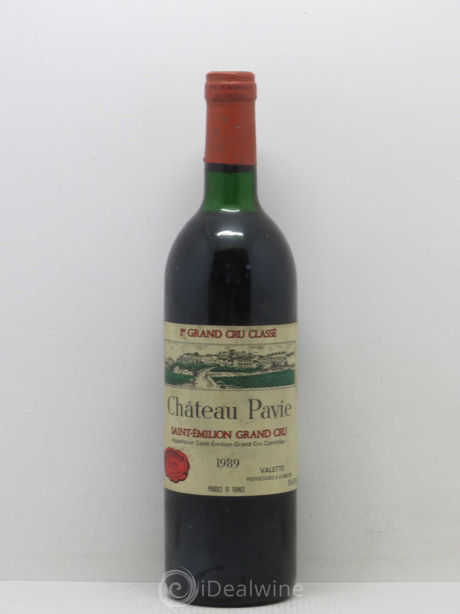 Château Pavie 1er Grand Cru Classé A 1989 - Lot de 1 bouteille - 0