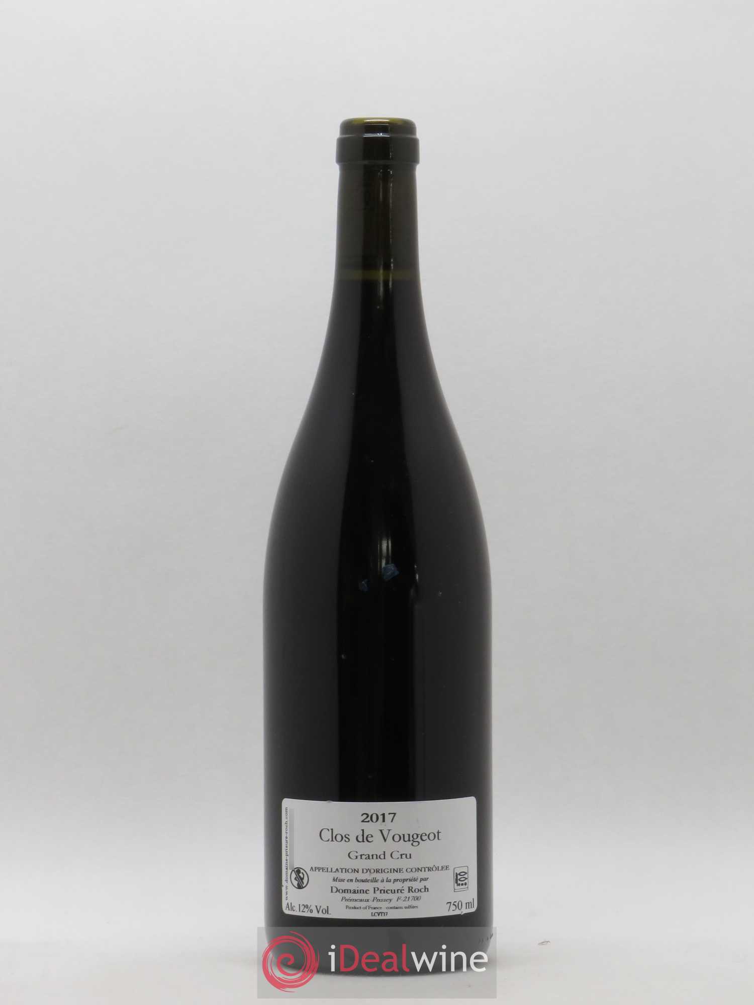 Clos de Vougeot Grand Cru Prieuré Roch 2017 - Lot de 1 bouteille - 1