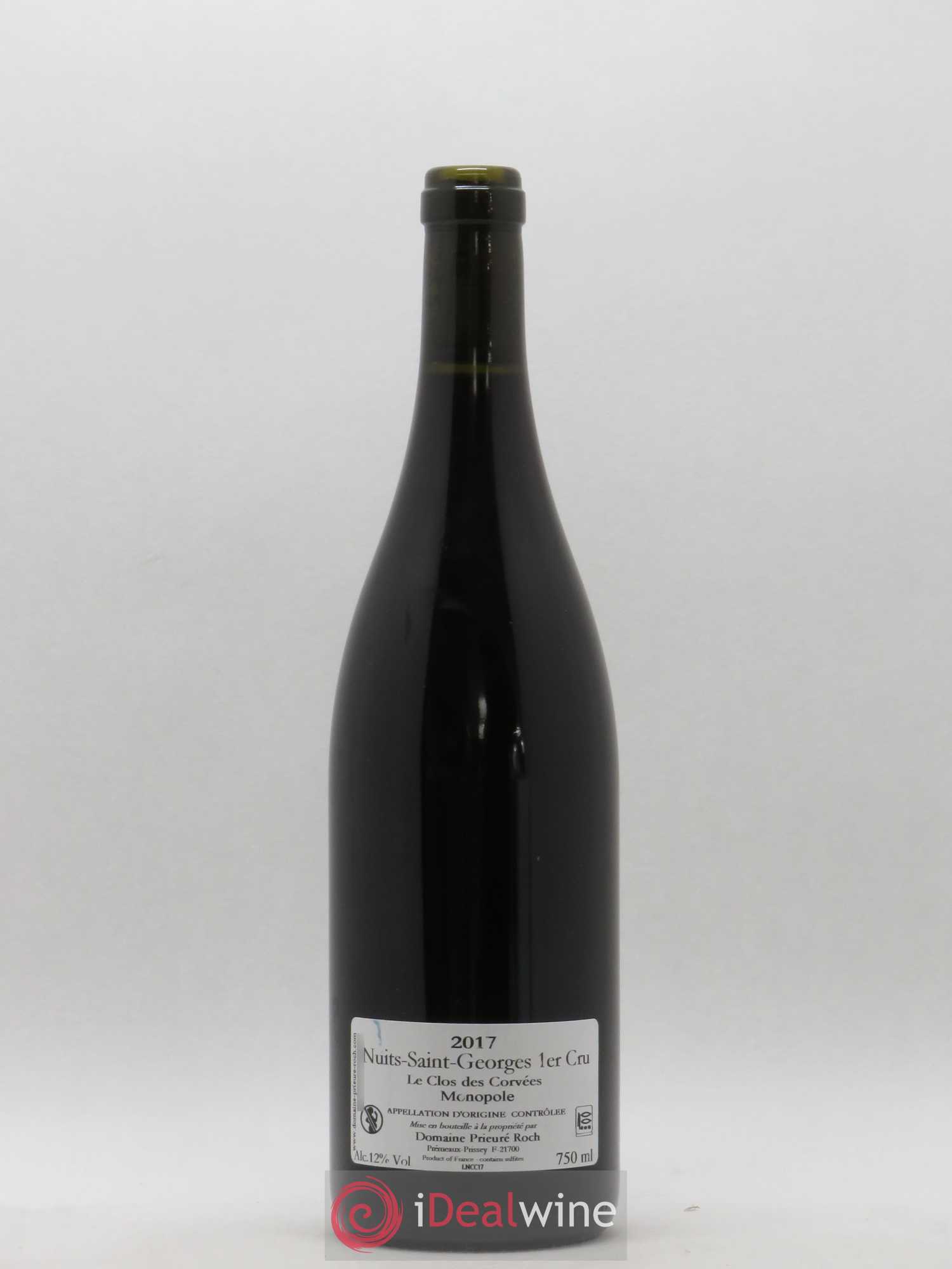 Nuits-Saint-Georges 1er Cru Le Clos des Corvées Prieuré Roch 2017 - Lot de 1 bouteille - 1