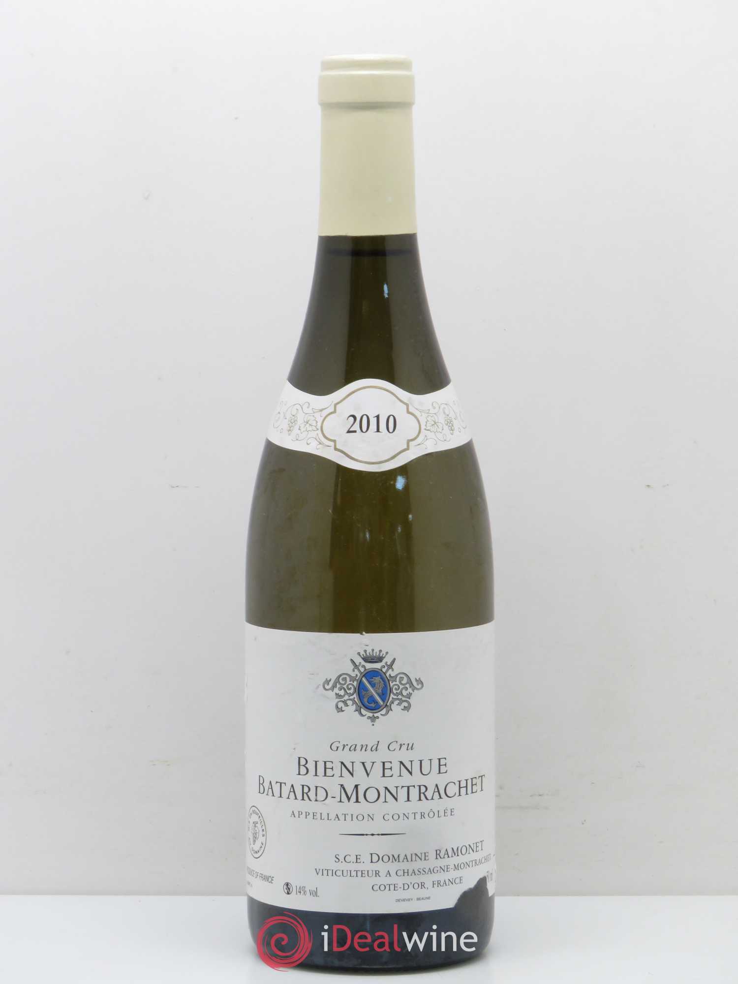 Bienvenues-Bâtard-Montrachet Grand Cru Ramonet (Domaine) 2010 - Lot de 1 bouteille - 0