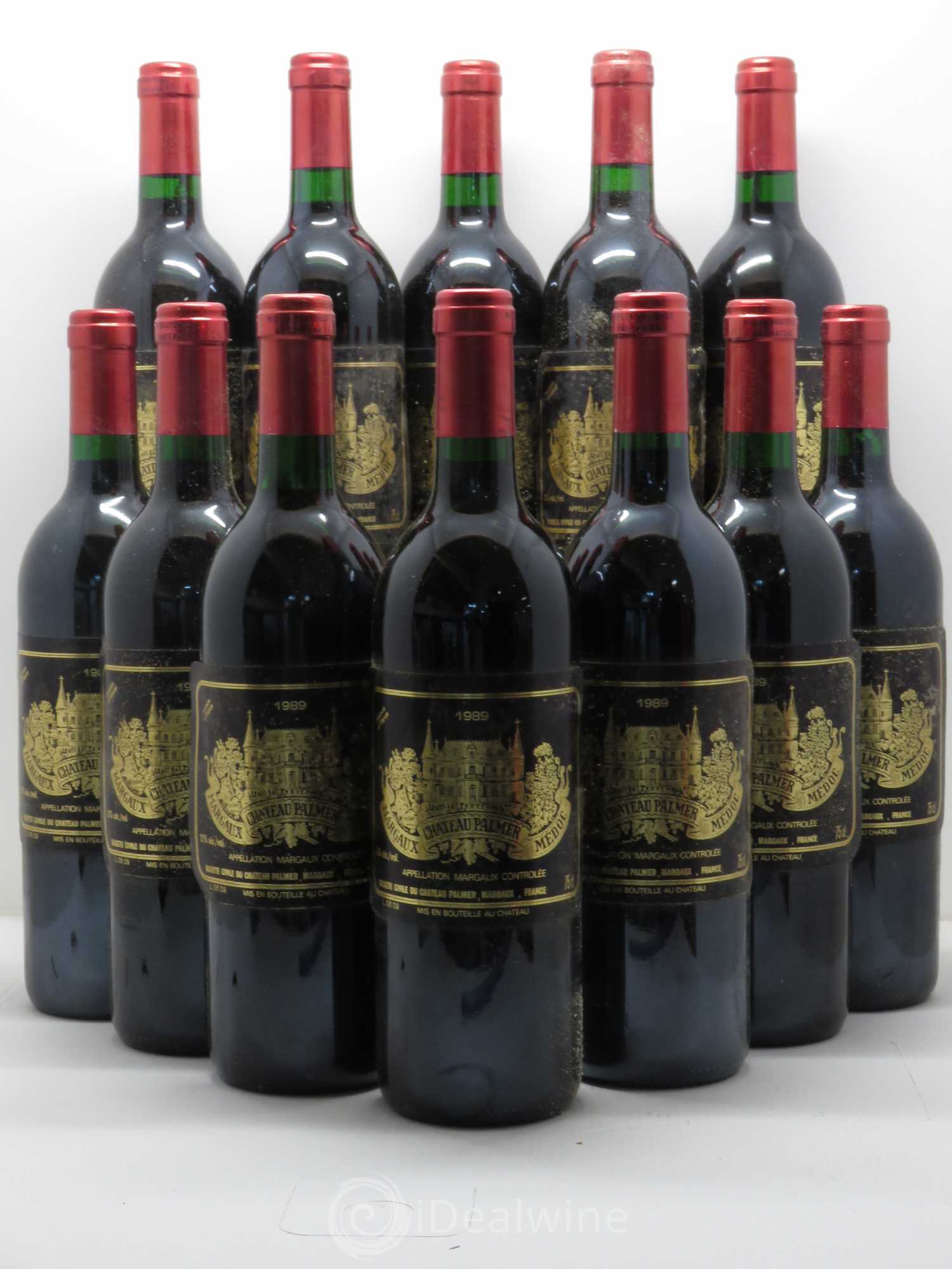 Château Palmer 3ème Grand Cru Classé 1989 - Lot de 12 bouteilles - 0