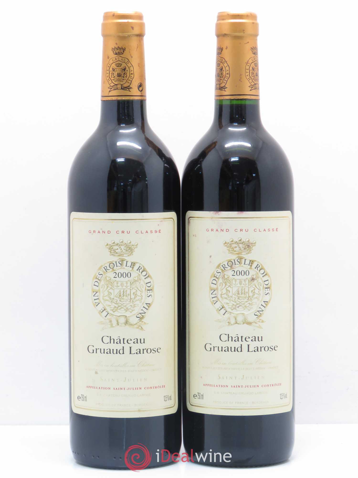 Château Gruaud Larose 2ème Grand Cru Classé 2000 - Lot de 2 bouteilles - 0
