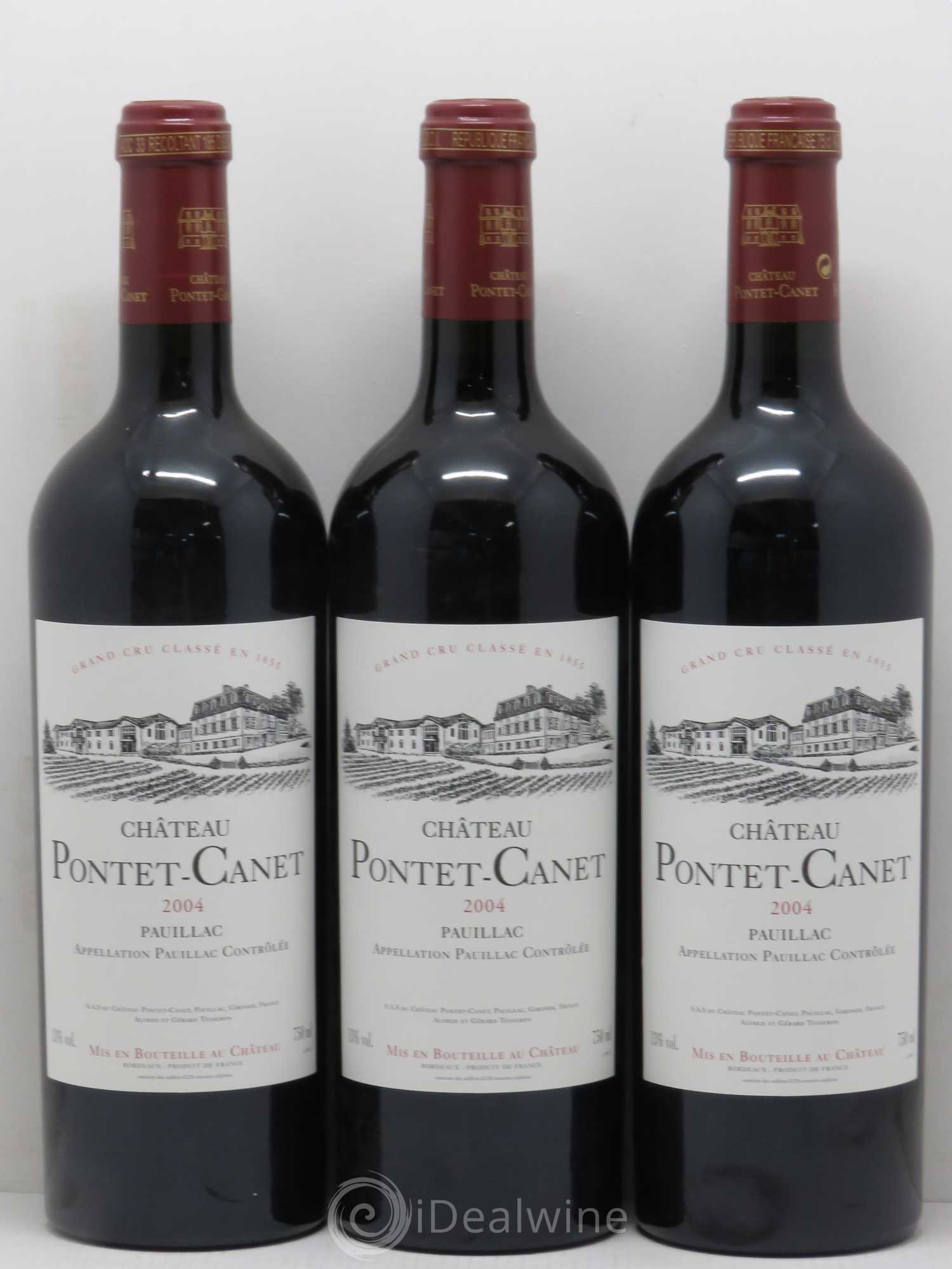 Château Pontet Canet 5ème Grand Cru Classé 2004 - Lot de 12 bouteilles - 4