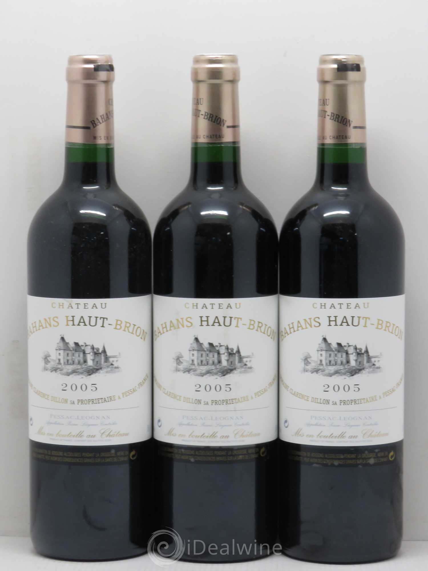 Clarence (Bahans) de Haut-Brion Second Vin 2005 - Lot de 3 bouteilles - 0