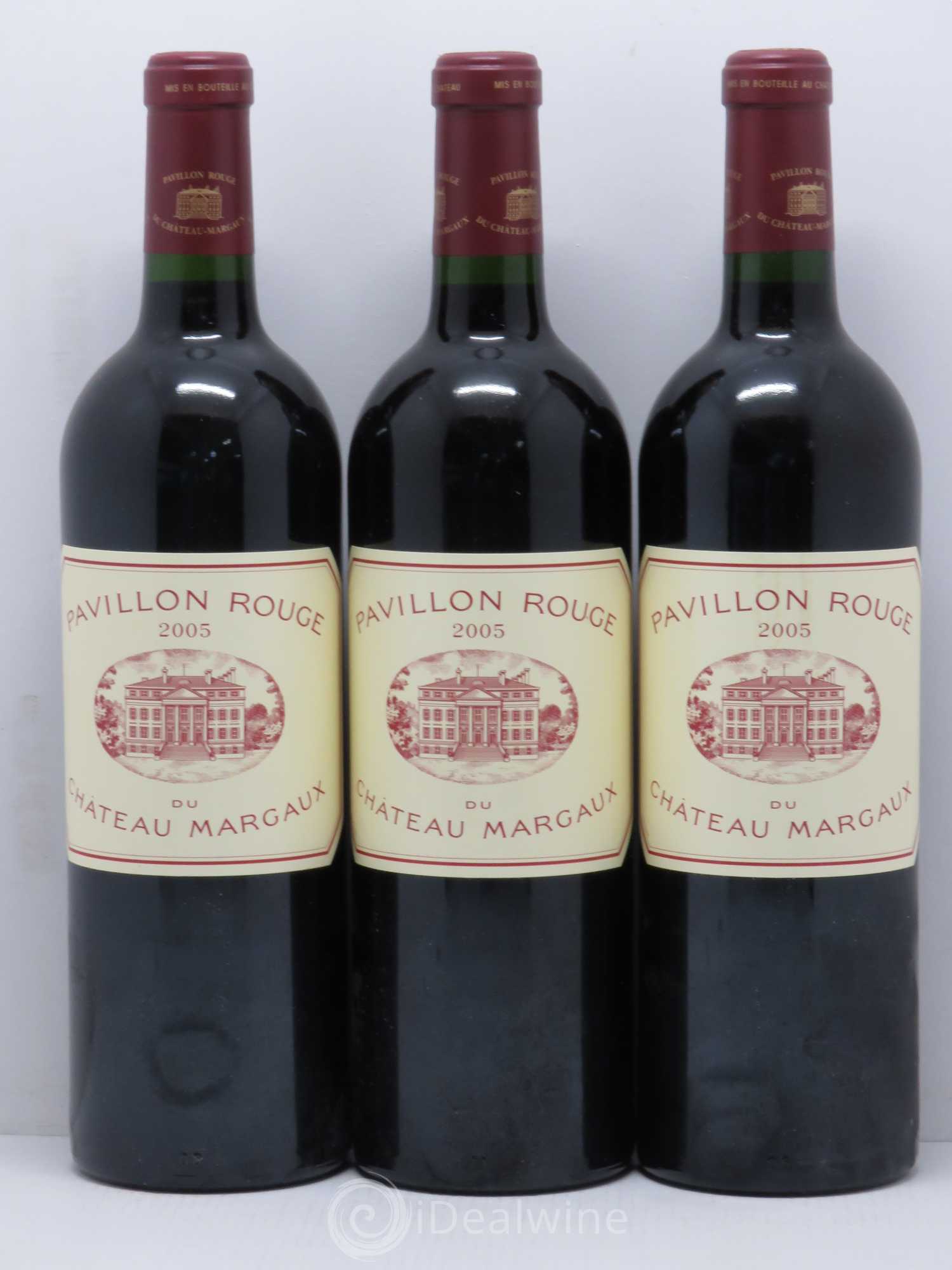 Pavillon Rouge du Château Margaux Second Vin 2005 - Lot de 3 bouteilles - 0