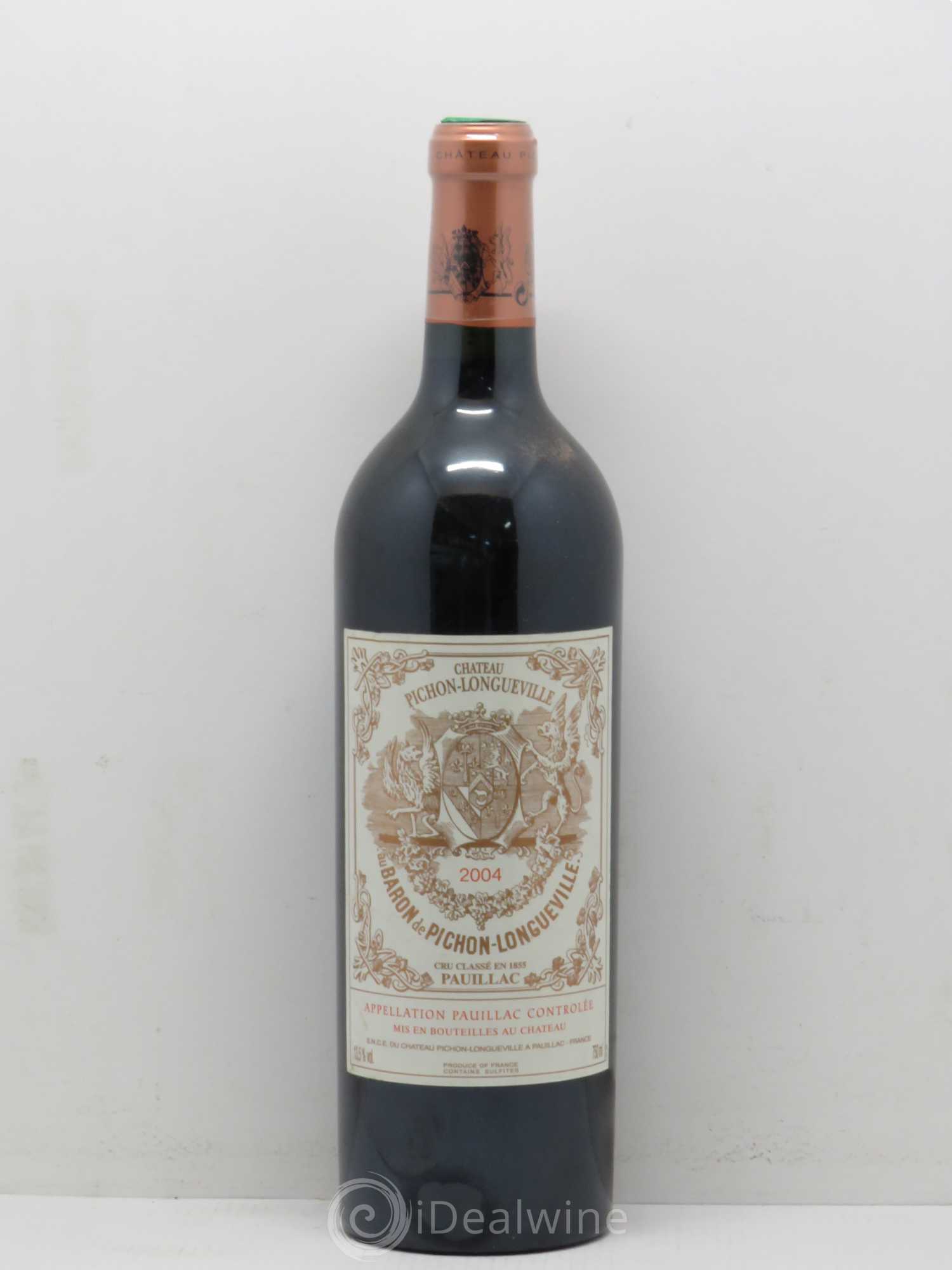 Pichon Longueville Baron 2ème Grand Cru Classé 2004 - Lot de 1 bouteille - 0