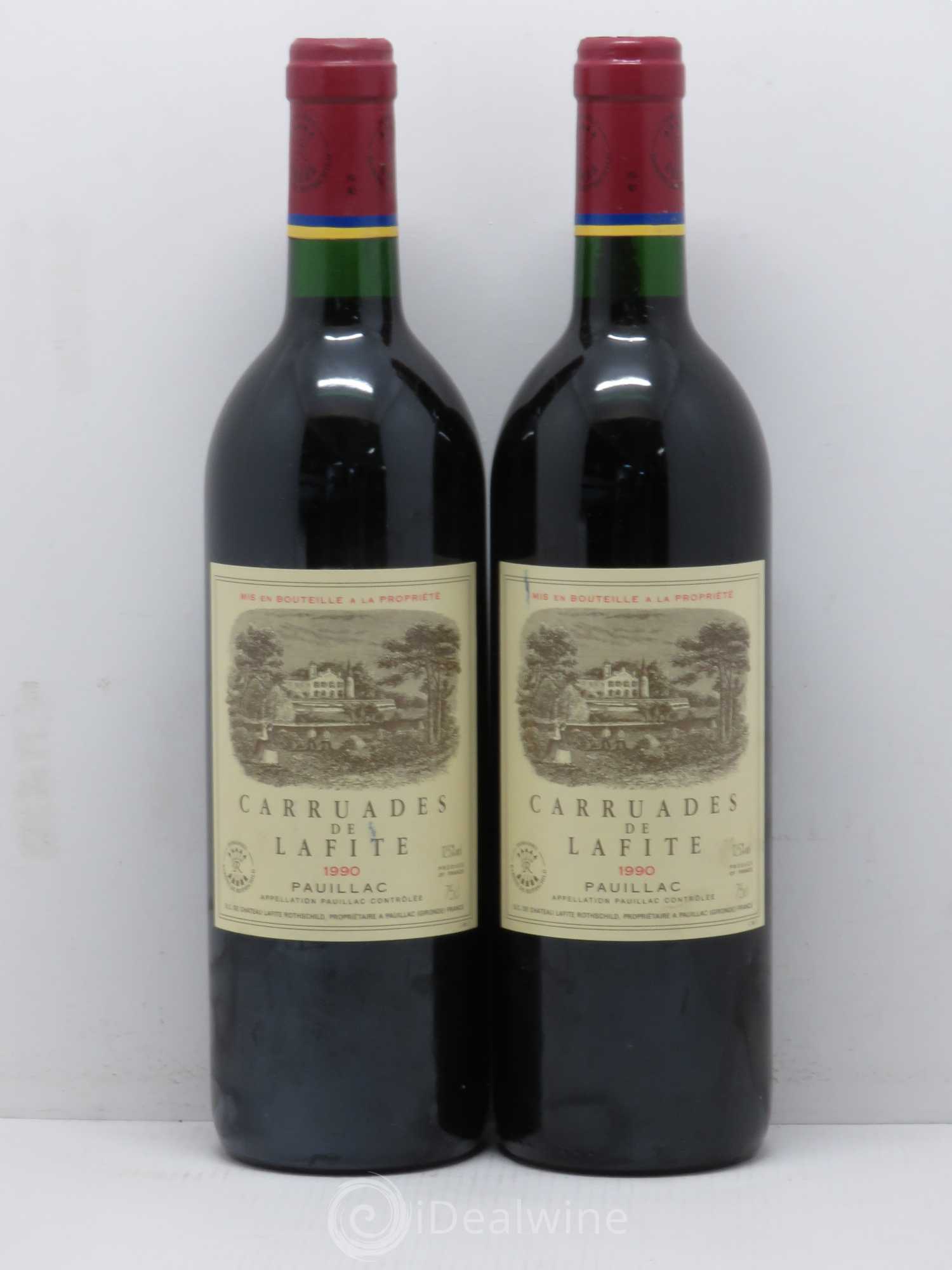 Carruades de Lafite Rothschild Second Vin 1990 - Lot de 5 bouteilles - 2