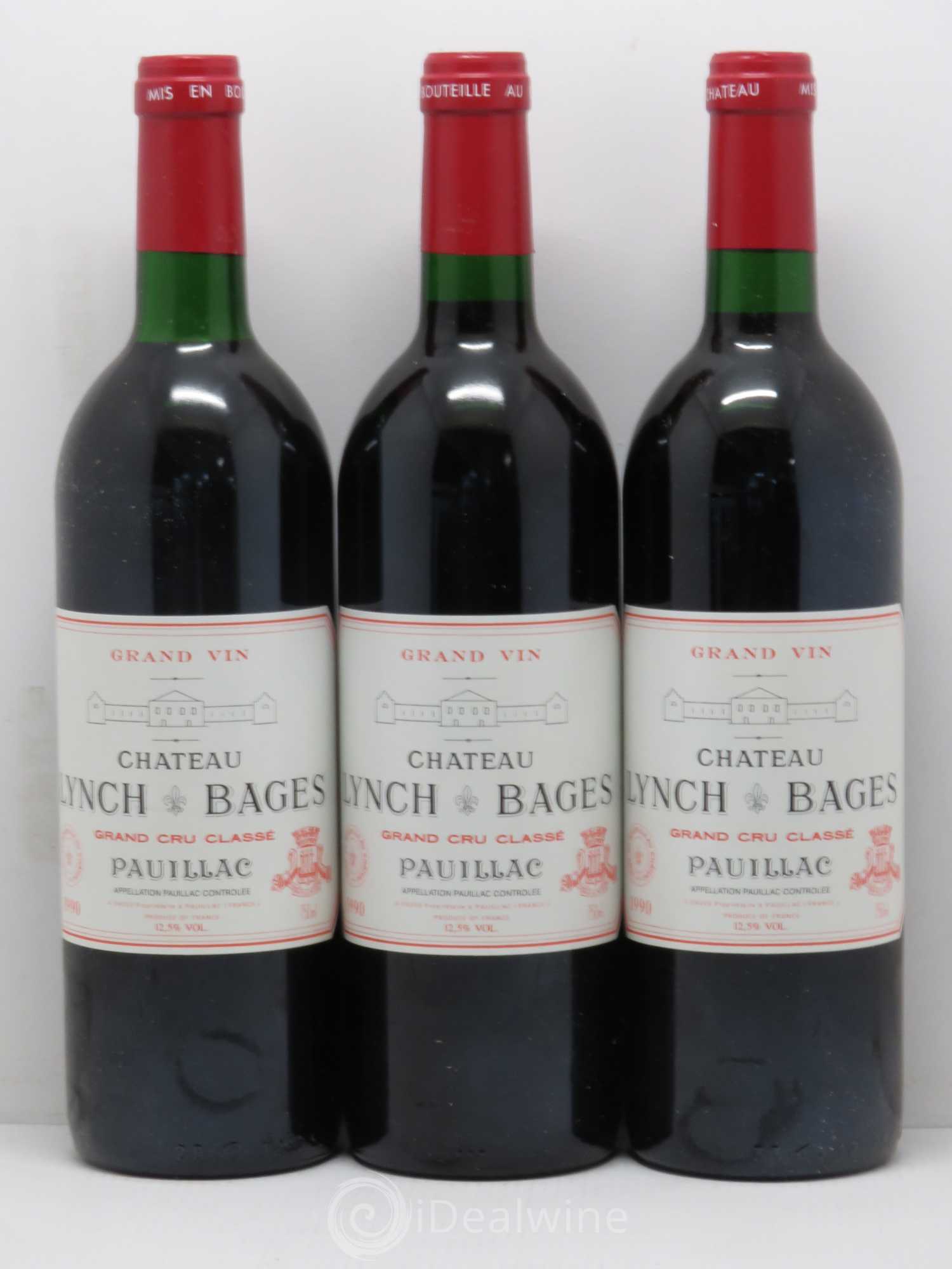 Château Lynch Bages 5ème Grand Cru Classé 1990 - Lot de 12 bouteilles - 4