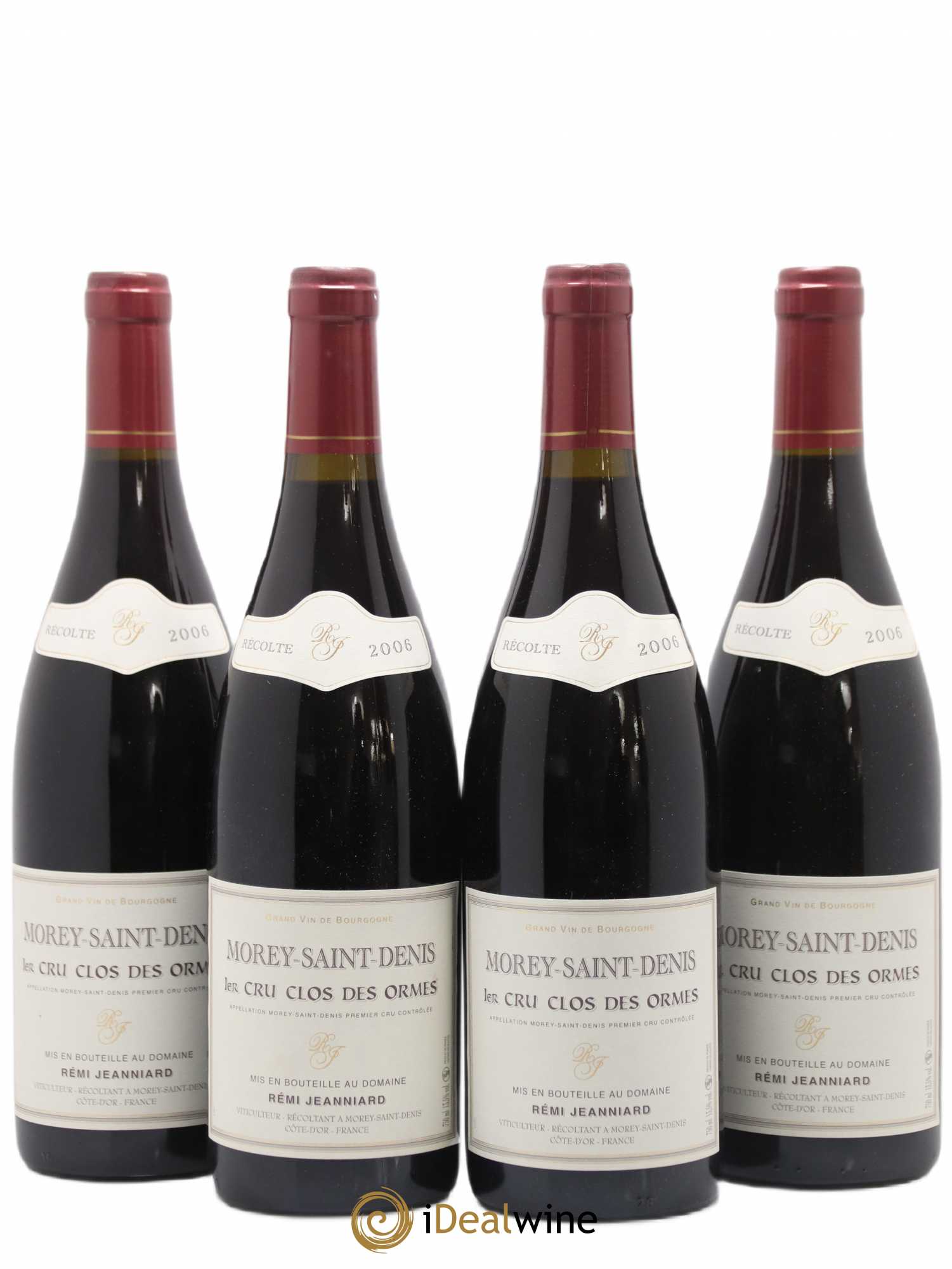 Morey-Saint-Denis 1er Cru Clos des Ormes Rémi Jeanniard 2006 - Lotto di 4 bottiglie - 0