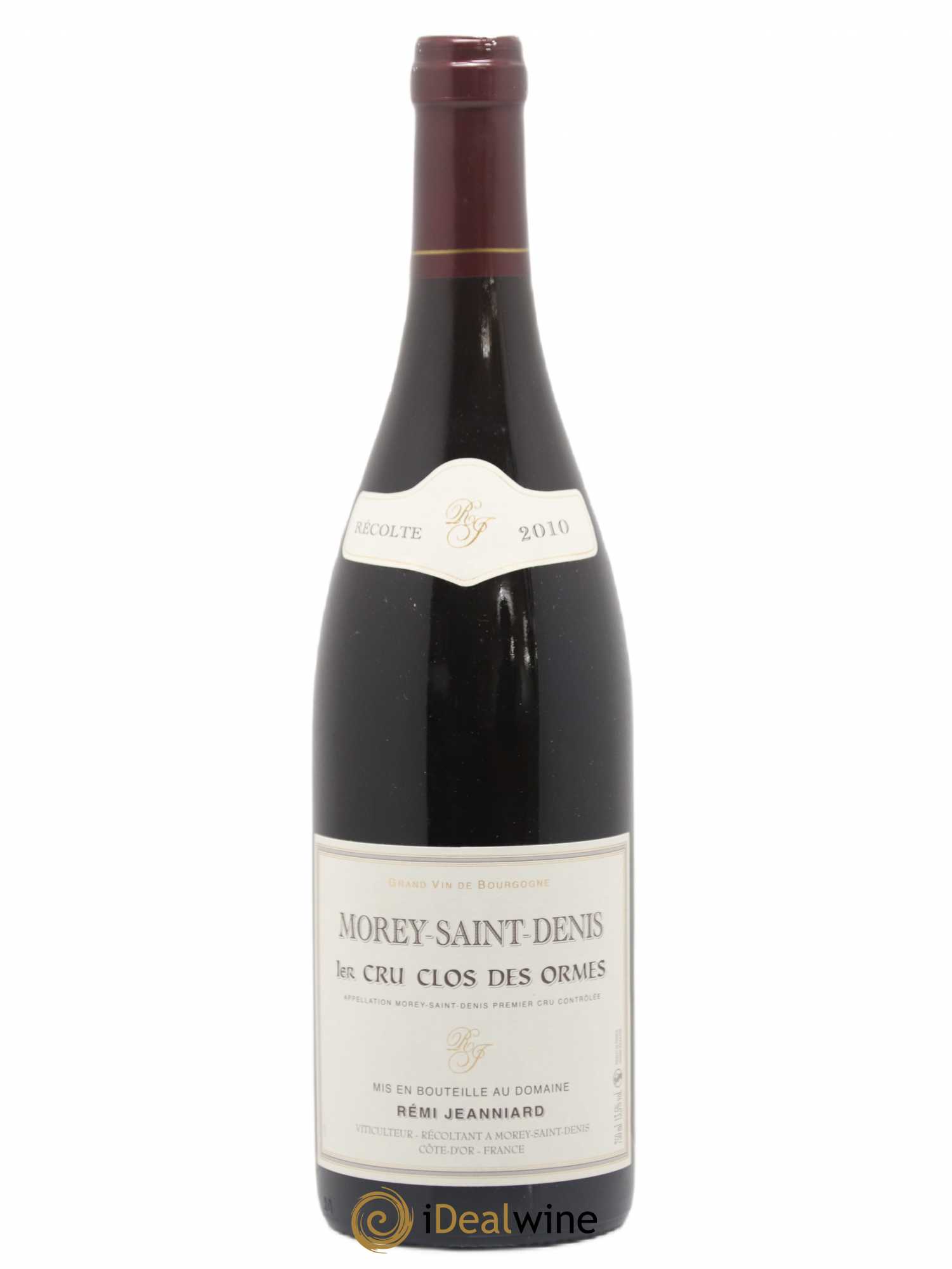 Morey-Saint-Denis 1er Cru Clos des Ormes Rémi Jeanniard 2010 - Posten von 1 Flasche - 0