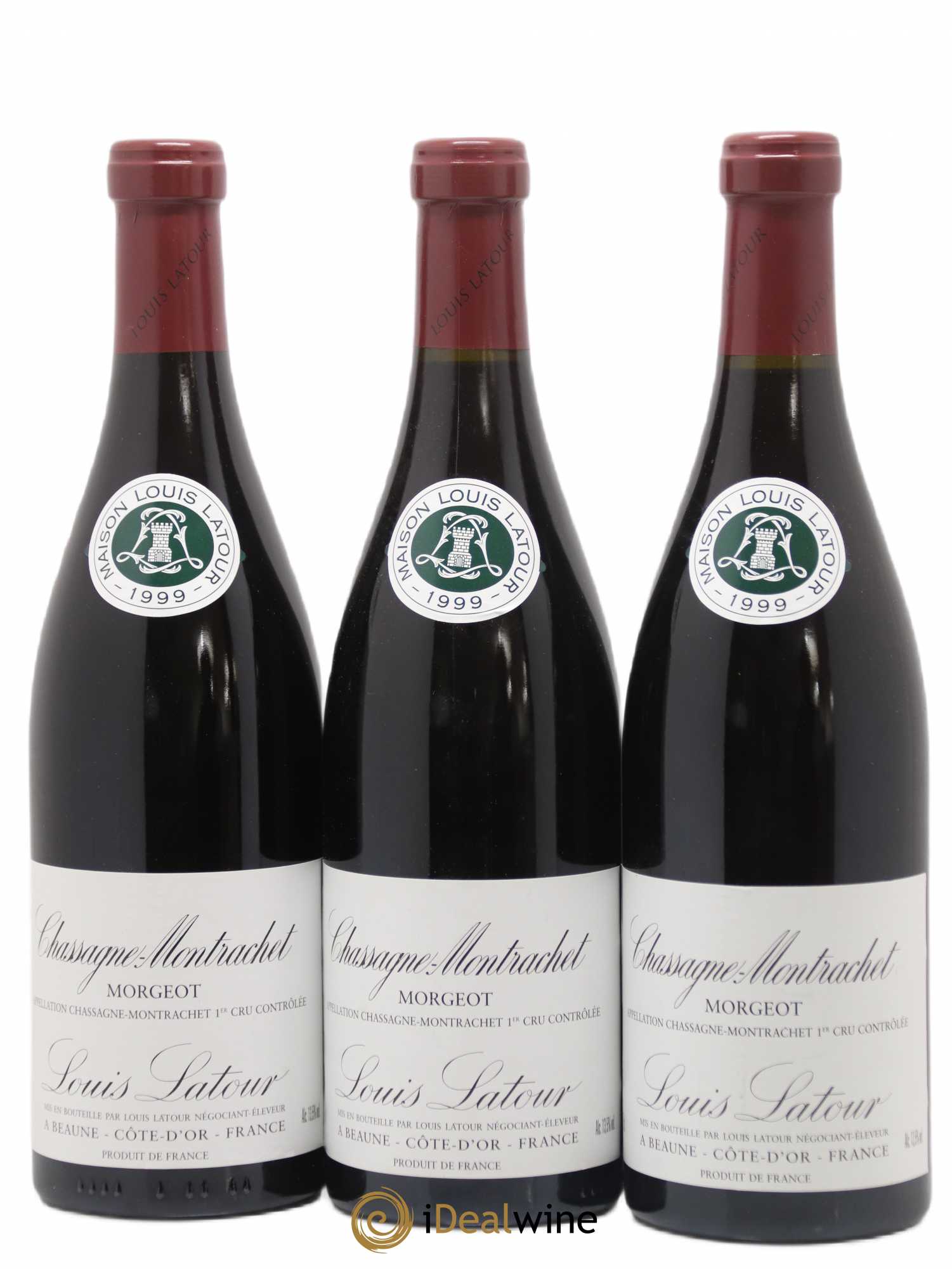 Chassagne-Montrachet 1er Cru Morgeot Latour Louis 1999 - Lot de 6 bouteilles - 1