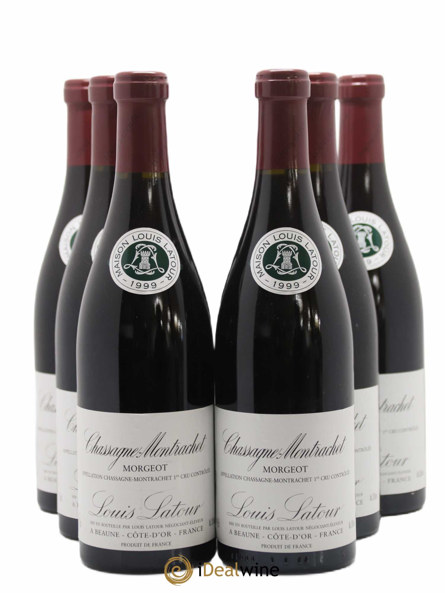 Chassagne-Montrachet 1er Cru Morgeot Latour Louis 1999 - Lot de 6 bouteilles - 0