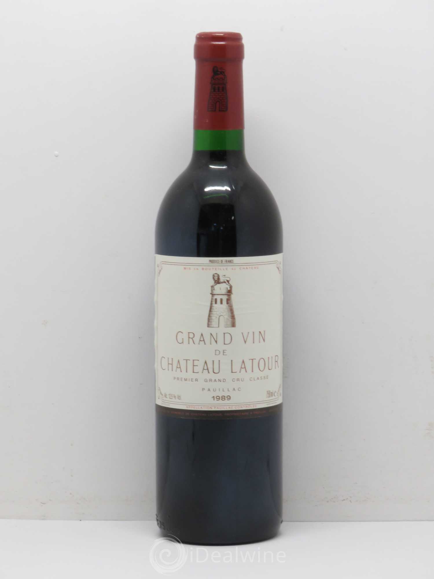 Château Latour 1er Grand Cru Classé 1989 - Lot de 1 bouteille - 0
