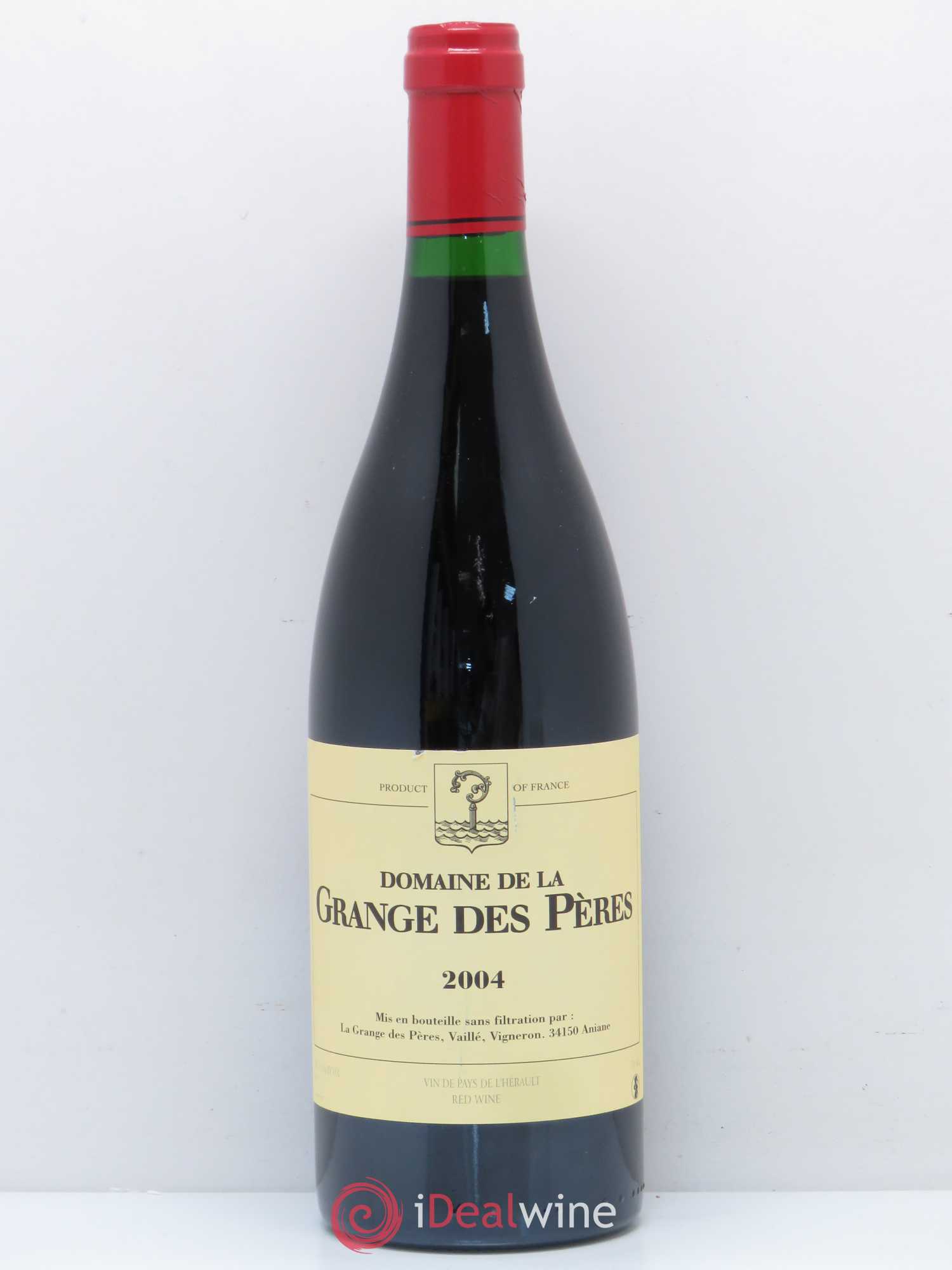 Pays d'Hérault Grange des Pères Laurent Vaillé 2004 - Lot de 1 bouteille - 0