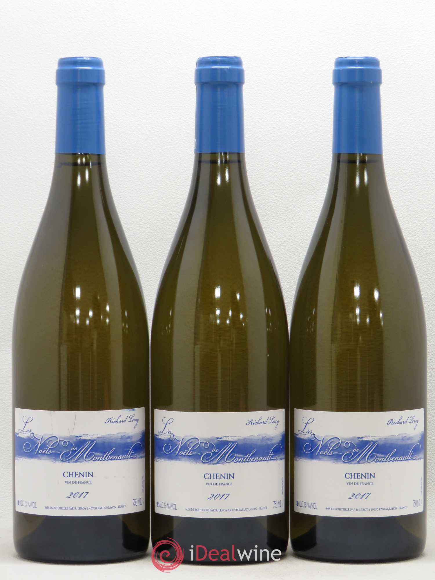 Vin de France Les Noëls de Montbenault Richard Leroy 2017 - Lot de 3 bouteilles - 0