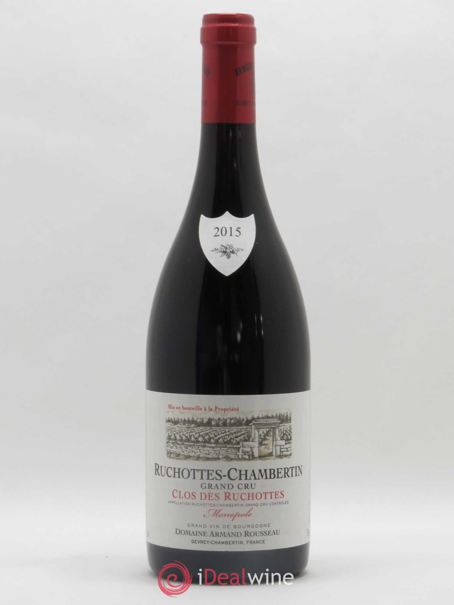 Ruchottes-Chambertin Grand Cru Clos des Ruchottes Armand Rousseau (Domaine) 2015 - Posten von 1 Flasche - 0