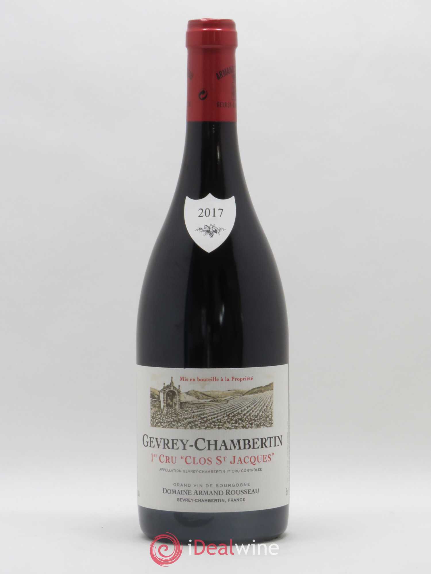 Gevrey-Chambertin 1er Cru Clos Saint-Jacques Armand Rousseau (Domaine) 2017 - Lot de 1 bouteille - 0