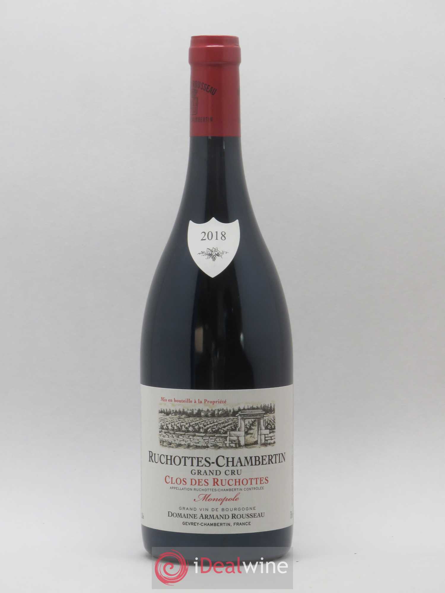 Ruchottes-Chambertin Grand Cru Clos des Ruchottes Armand Rousseau (Domaine) 2018 - Lot of 1 bottle - 0