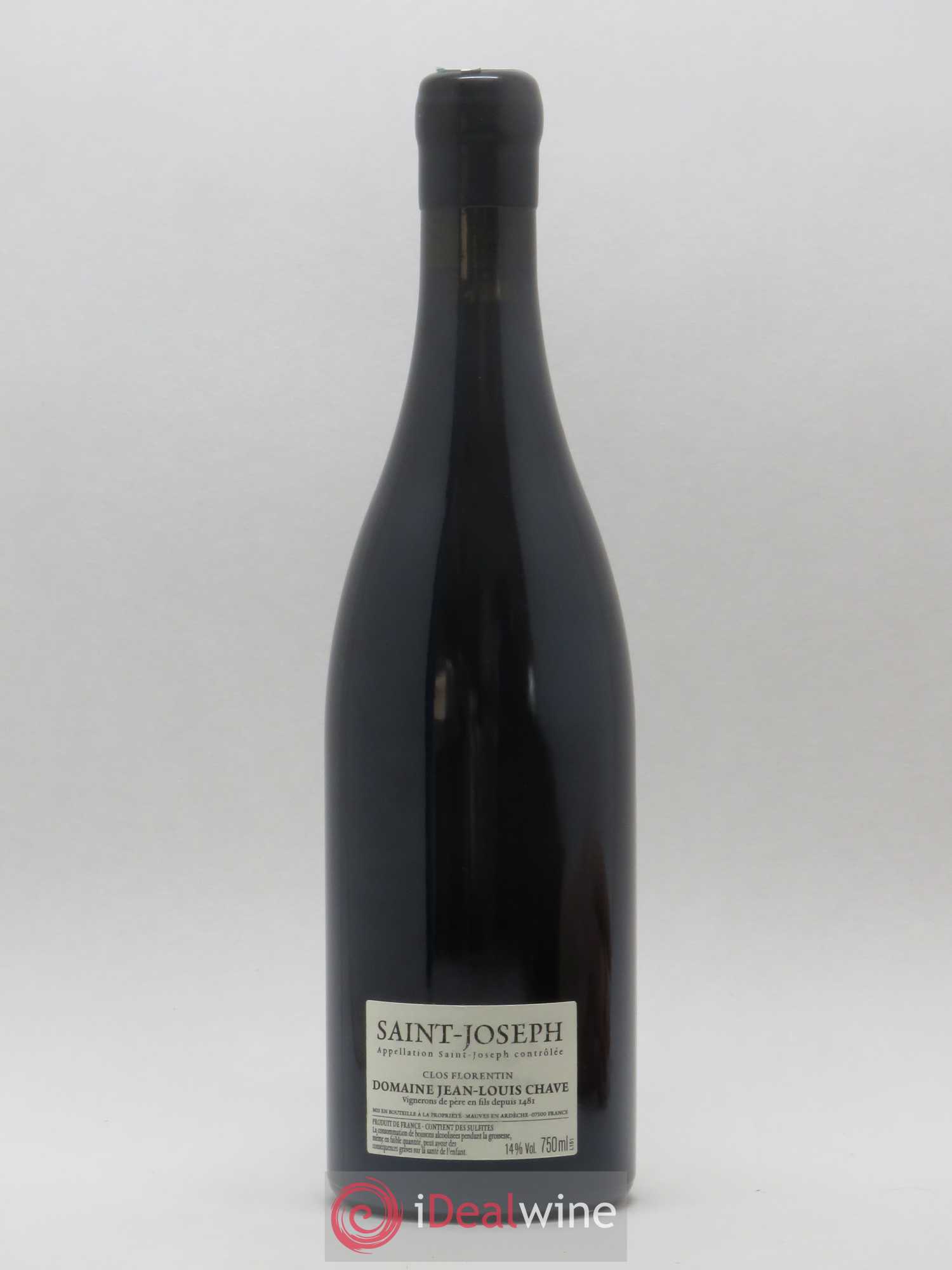 Saint-Joseph Clos Florentin Jean-Louis Chave 2015 - Lot de 1 bouteille - 1