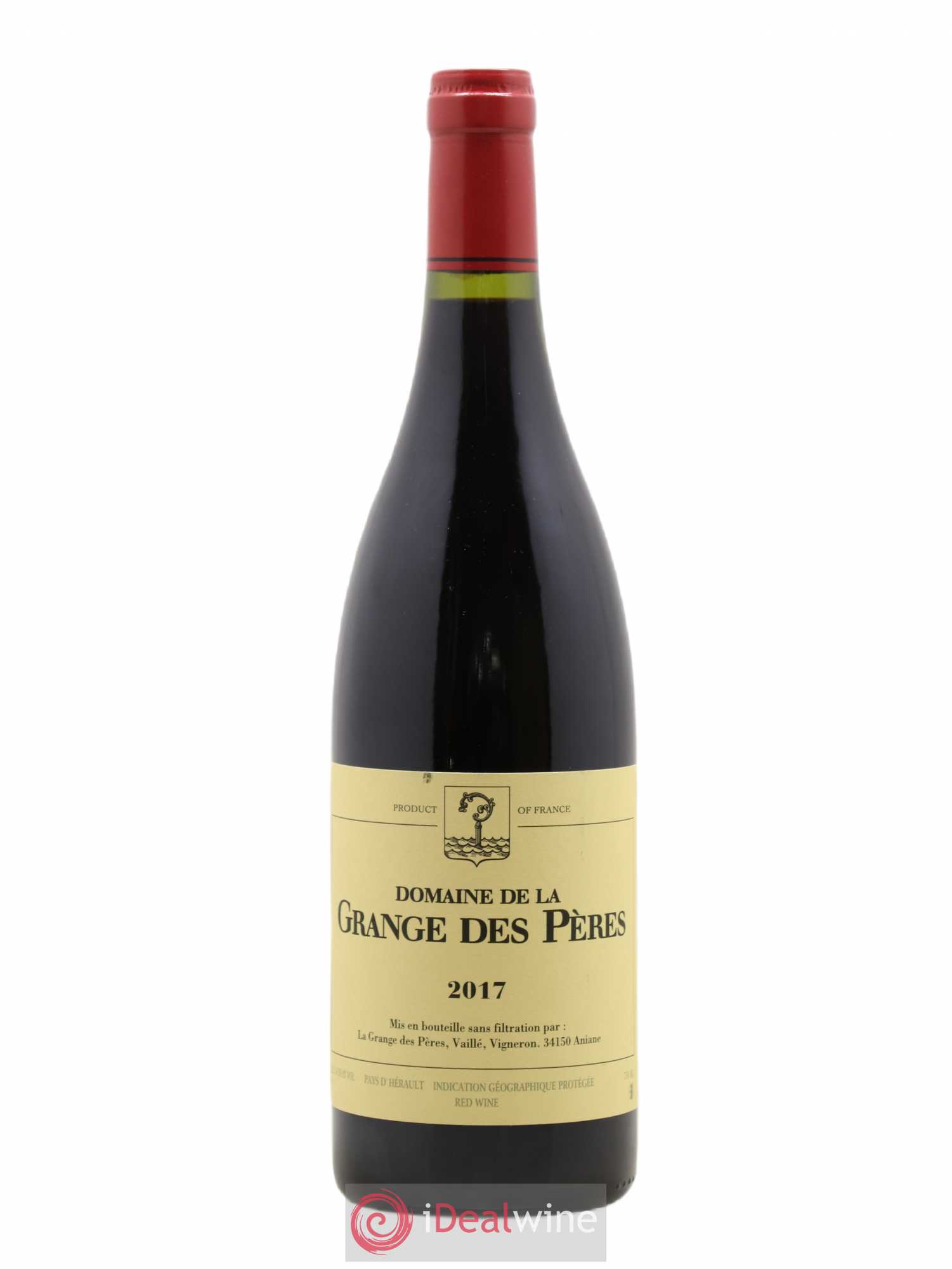 Pays d'Hérault Grange des Pères Laurent Vaillé 2017 - Lot de 1 bouteille - 0