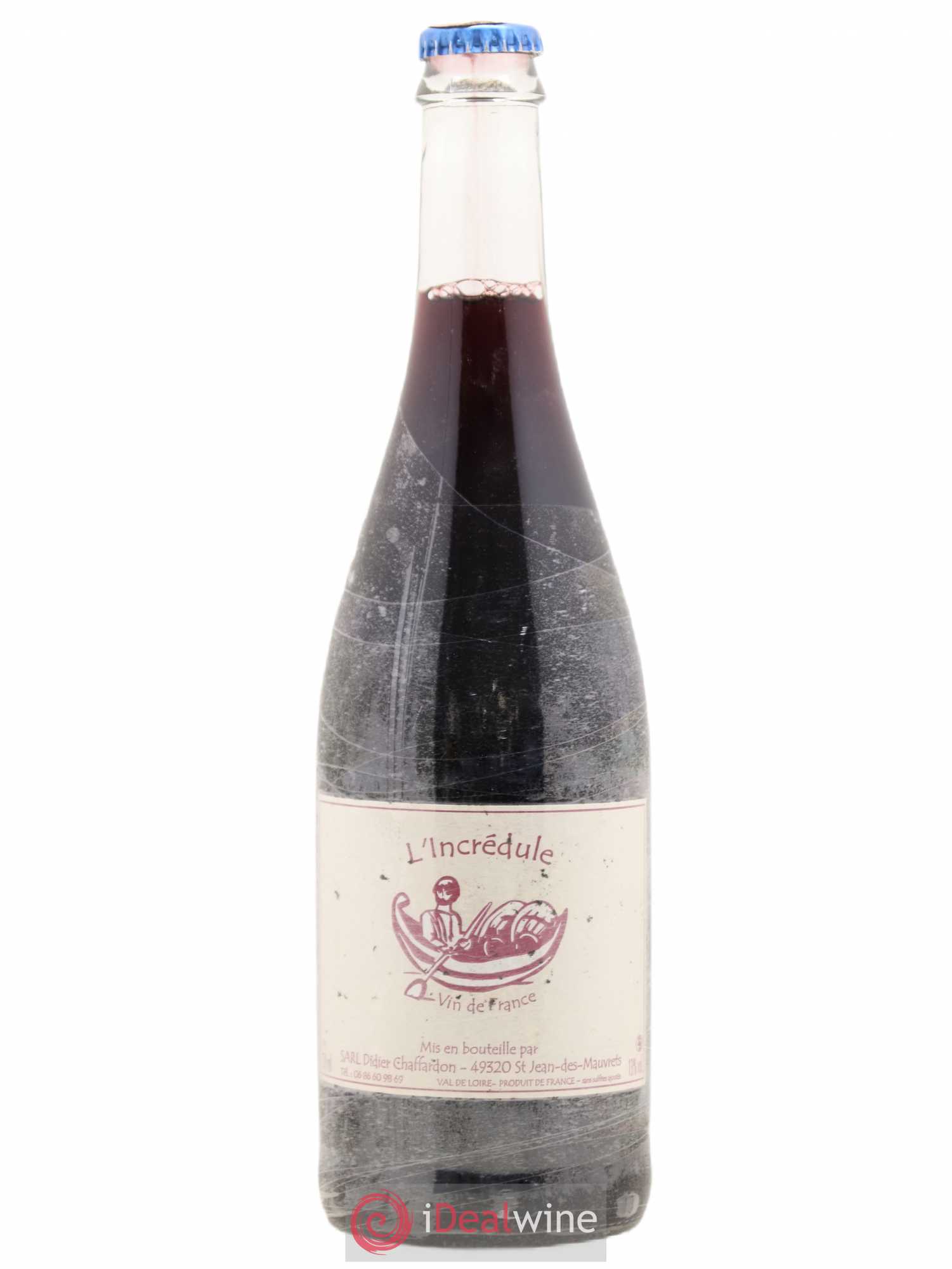 Vin de France L'incrédule Didier Chaffardon 2014 - Lot de 1 bouteille - 0