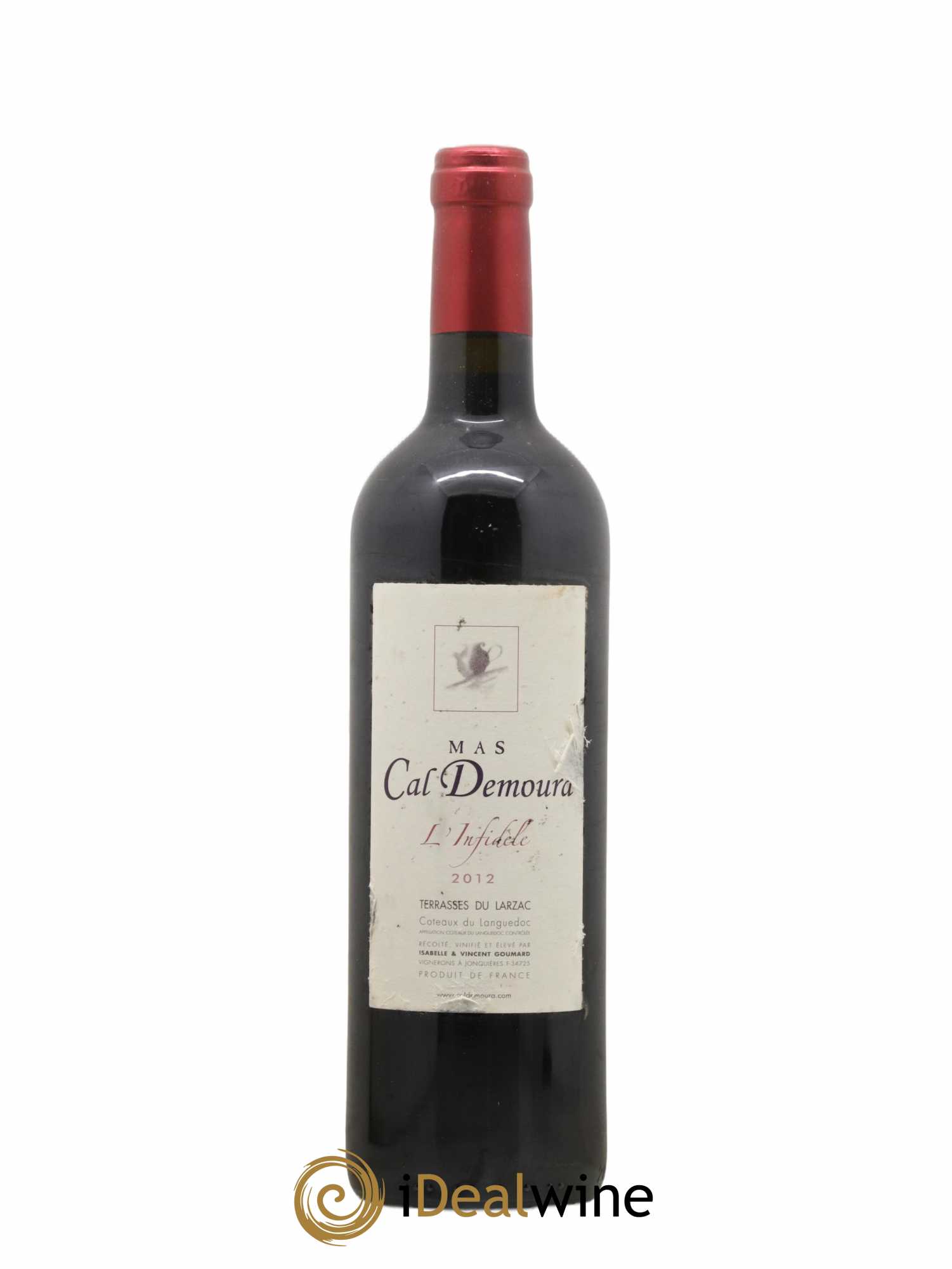 Terrasses du Larzac L'Infidèle Mas Cal Demoura 2012 - Lot de 1 bouteille - 0