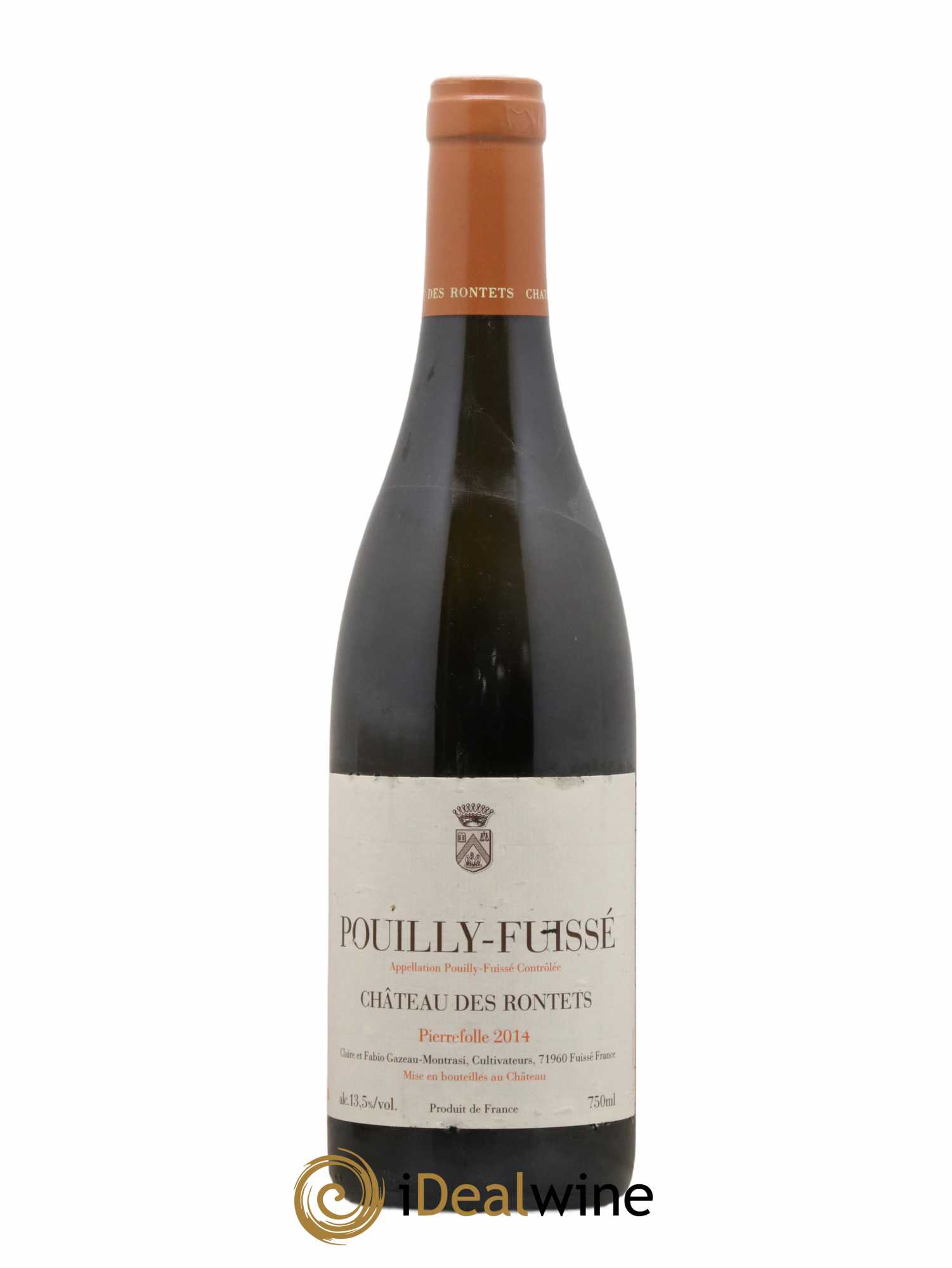 Pouilly-Fuissé Pierrefolle Château des Rontets 2014 - Posten von 1 Flasche - 0