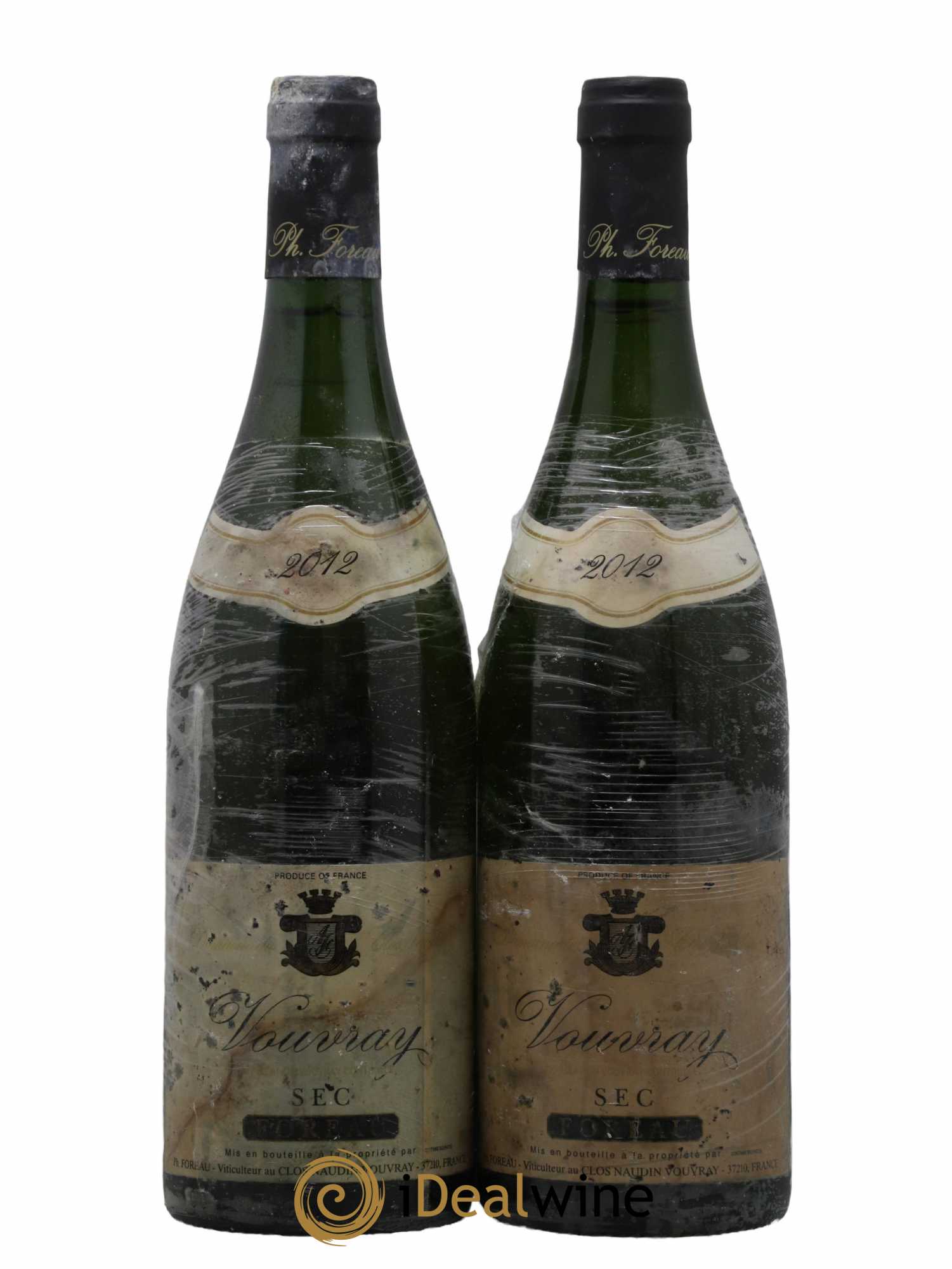 Vouvray Sec Clos Naudin - Philippe Foreau 2012 - Lot de 2 bouteilles - 0