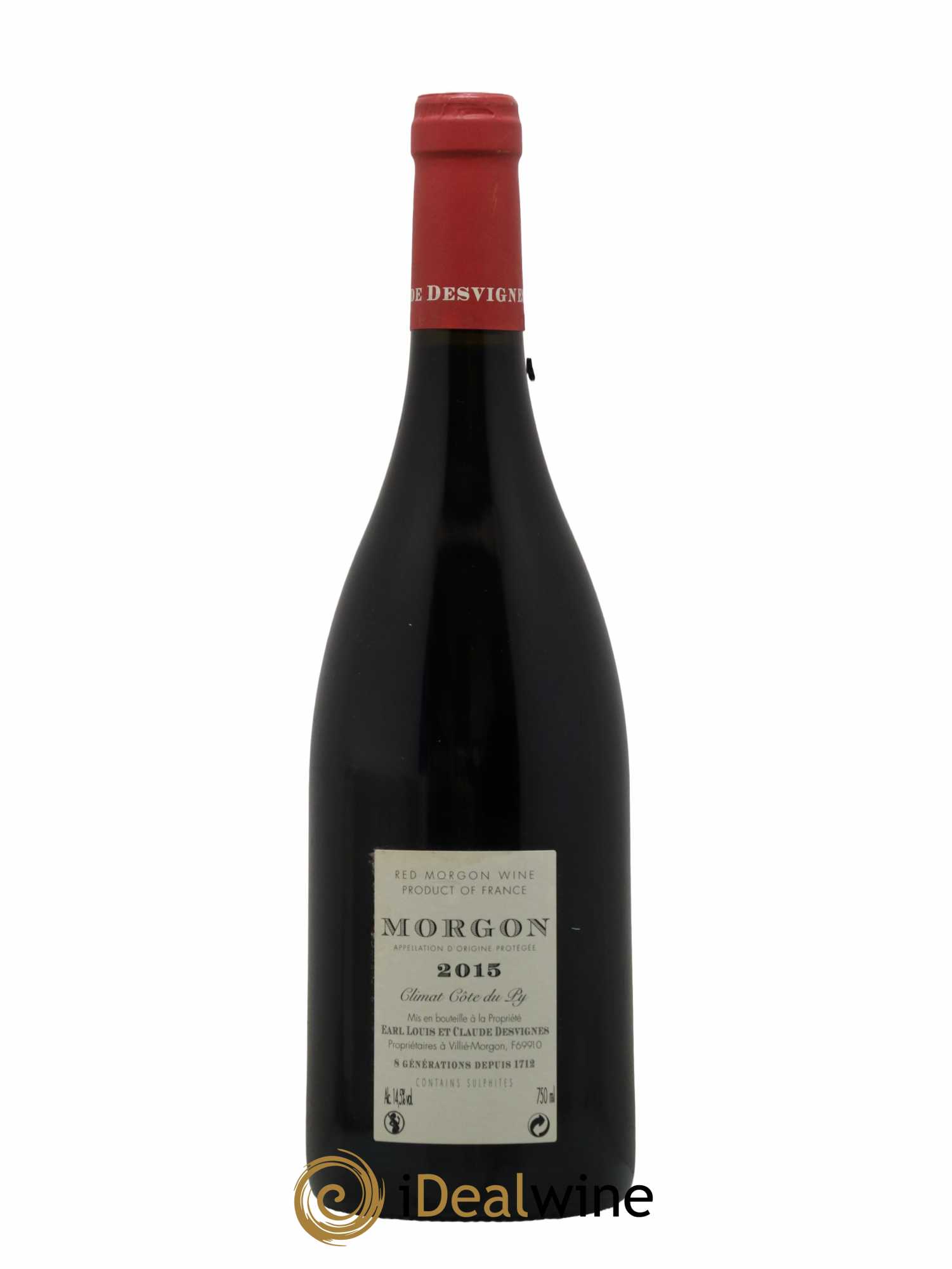 Morgon Côte du Py Louis-Claude Desvignes 2015 - Posten von 1 Flasche - 1