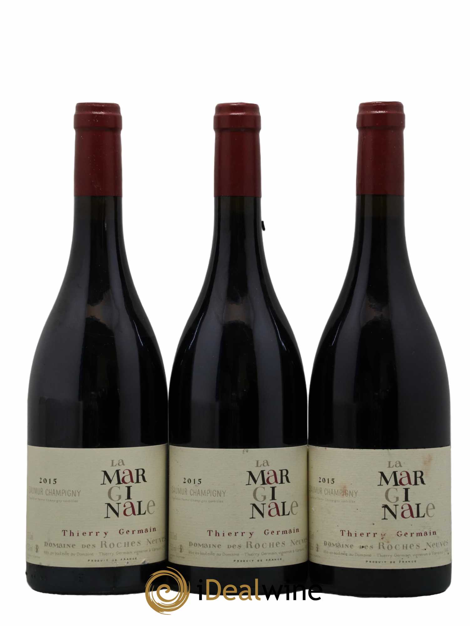 Saumur-Champigny La Marginale Domaine des Roches Neuves - Thierry Germain 2015 - Lot de 3 bouteilles - 0