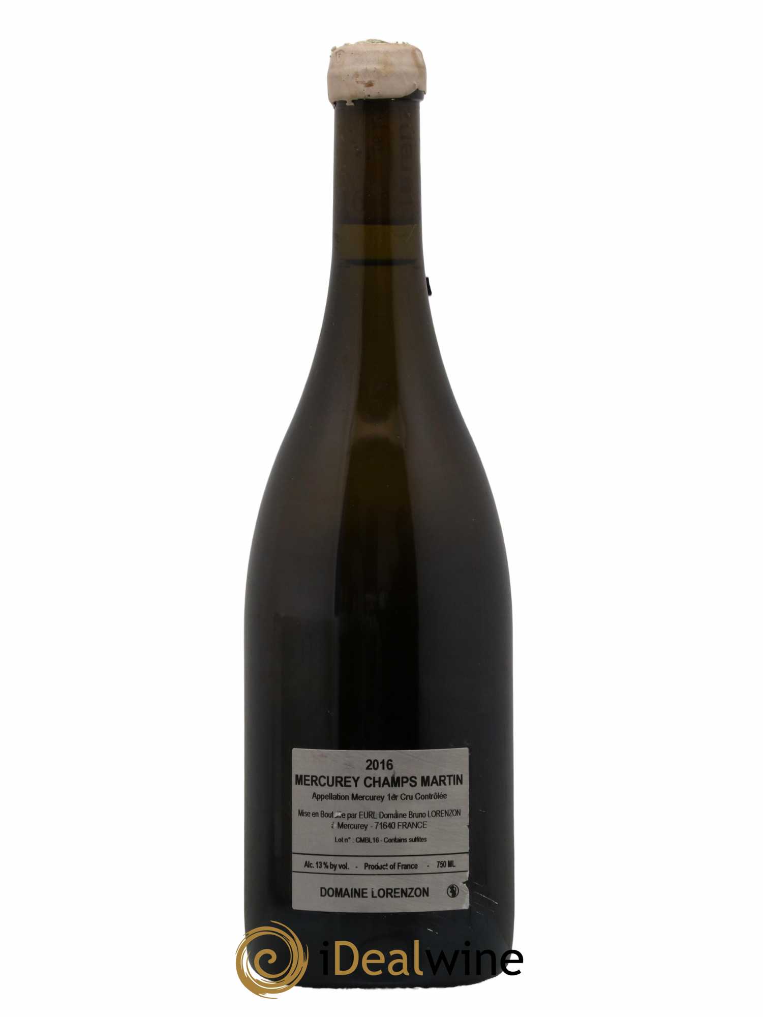 Mercurey 1er Cru Les Champs Martin Bruno Lorenzon 2016 - Posten von 1 Flasche - 1