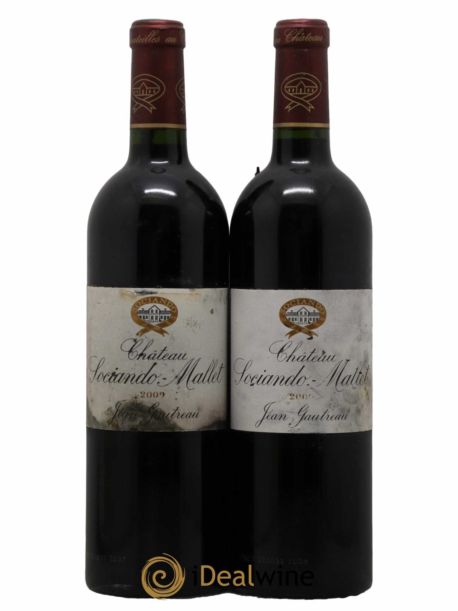 Château Sociando Mallet 2009 - Lot de 2 bouteilles - 0