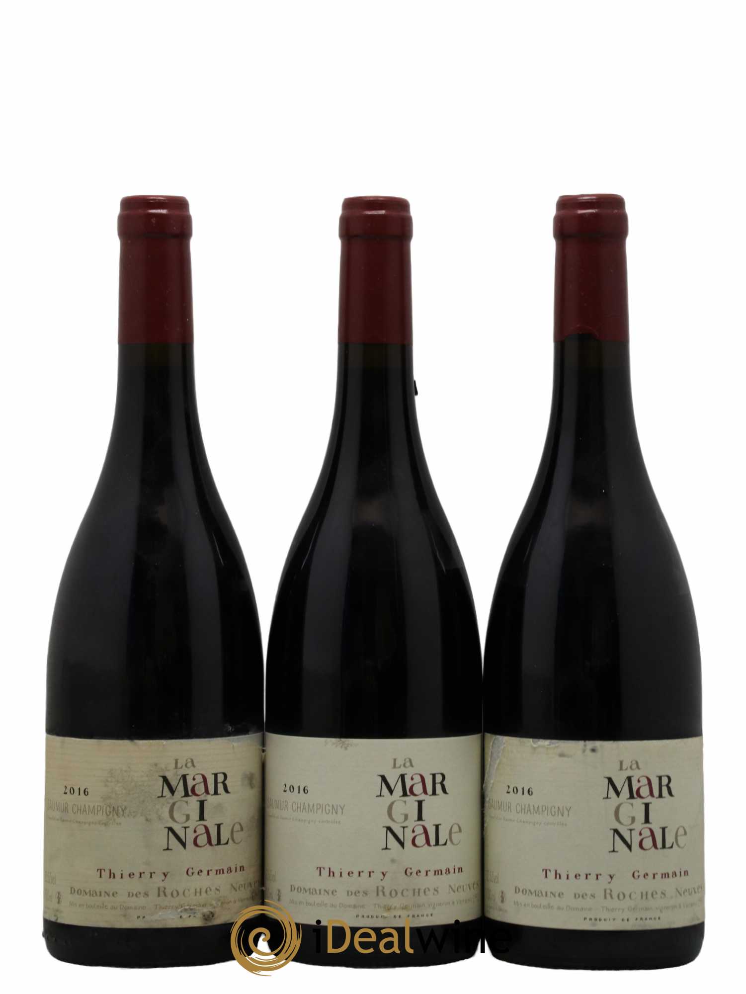 Saumur-Champigny La Marginale Domaine des Roches Neuves - Thierry Germain 2016 - Lot de 3 bouteilles - 0