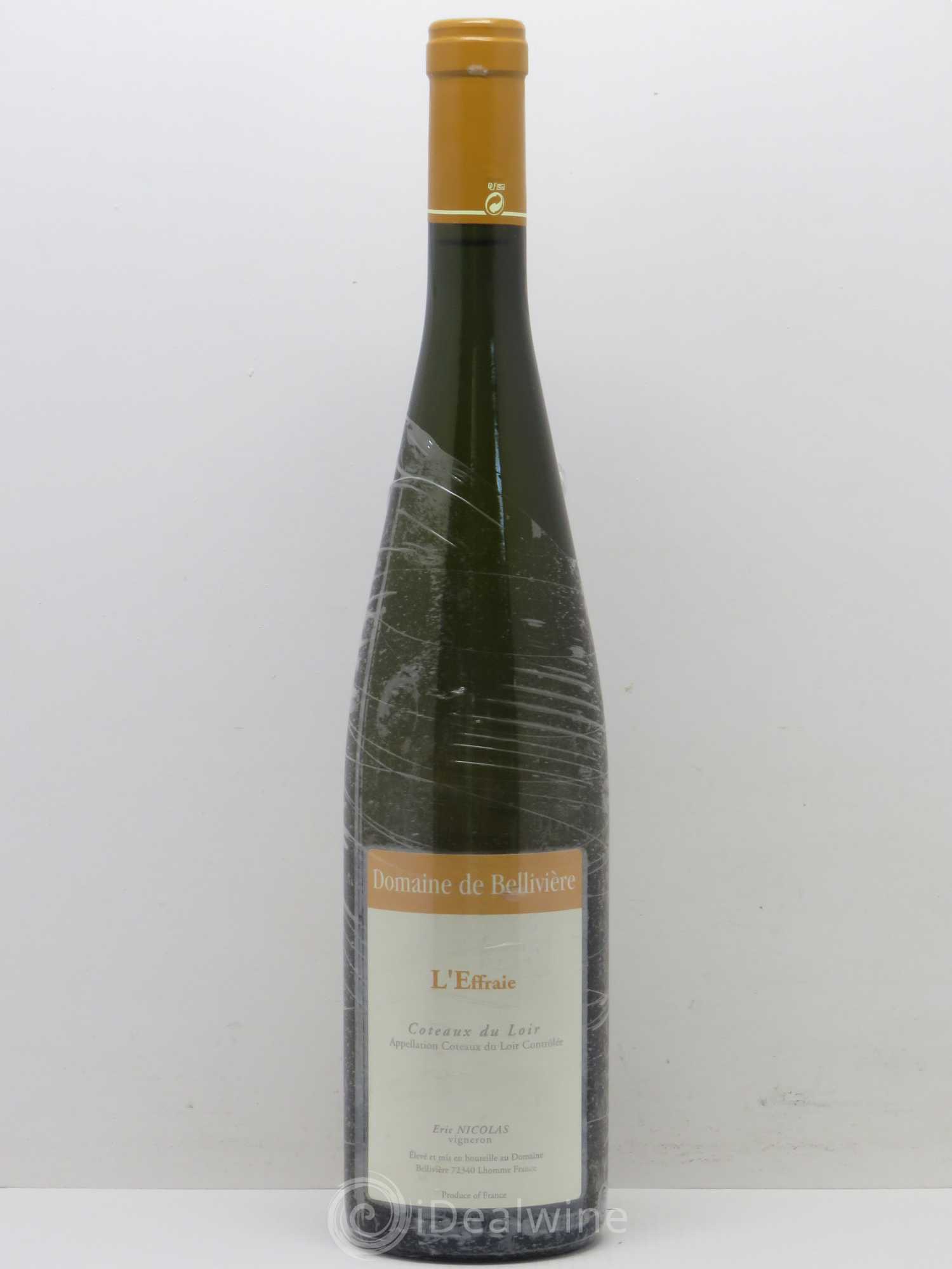 Coteaux du Loir L'Effraie Domaine de Bellivière 2011 - Lot de 1 bouteille - 0