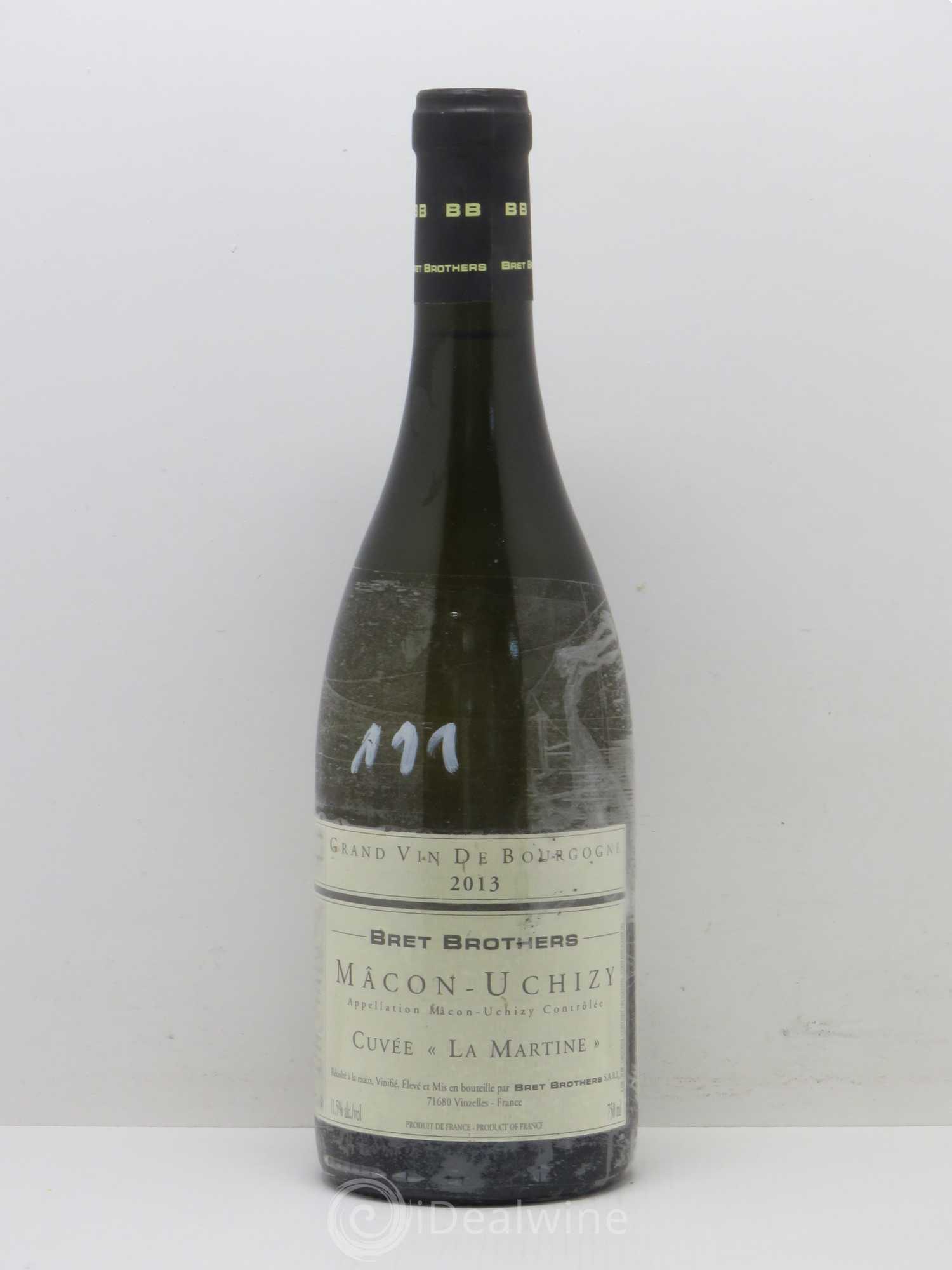 Mâcon Mâcon-Uchizy Cuvée La Martine Domaine Bret Brothers 2013 - Posten von 1 Flasche - 0