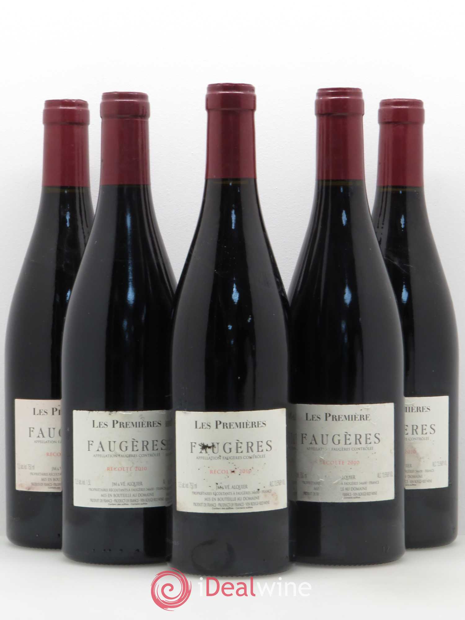 Faugères Domaine Jean-Michel Alquier Les Premières 2010 - Lot de 5 bouteilles - 0