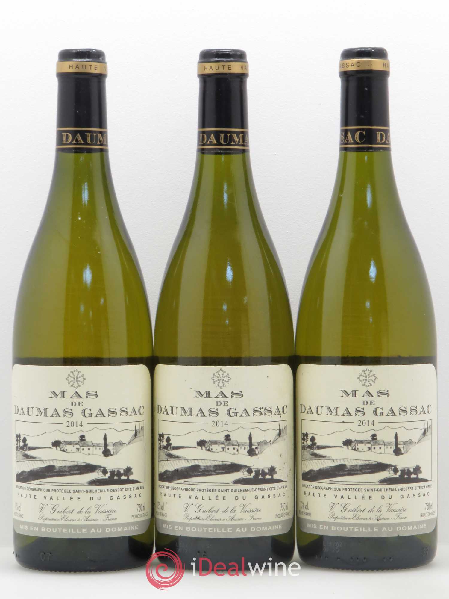 Saint-Guilhem-le-Désert - Cité d'Aniane Mas Daumas Gassac Famille Guibert de La Vaissière 2014 - Lot de 6 bouteilles - 2
