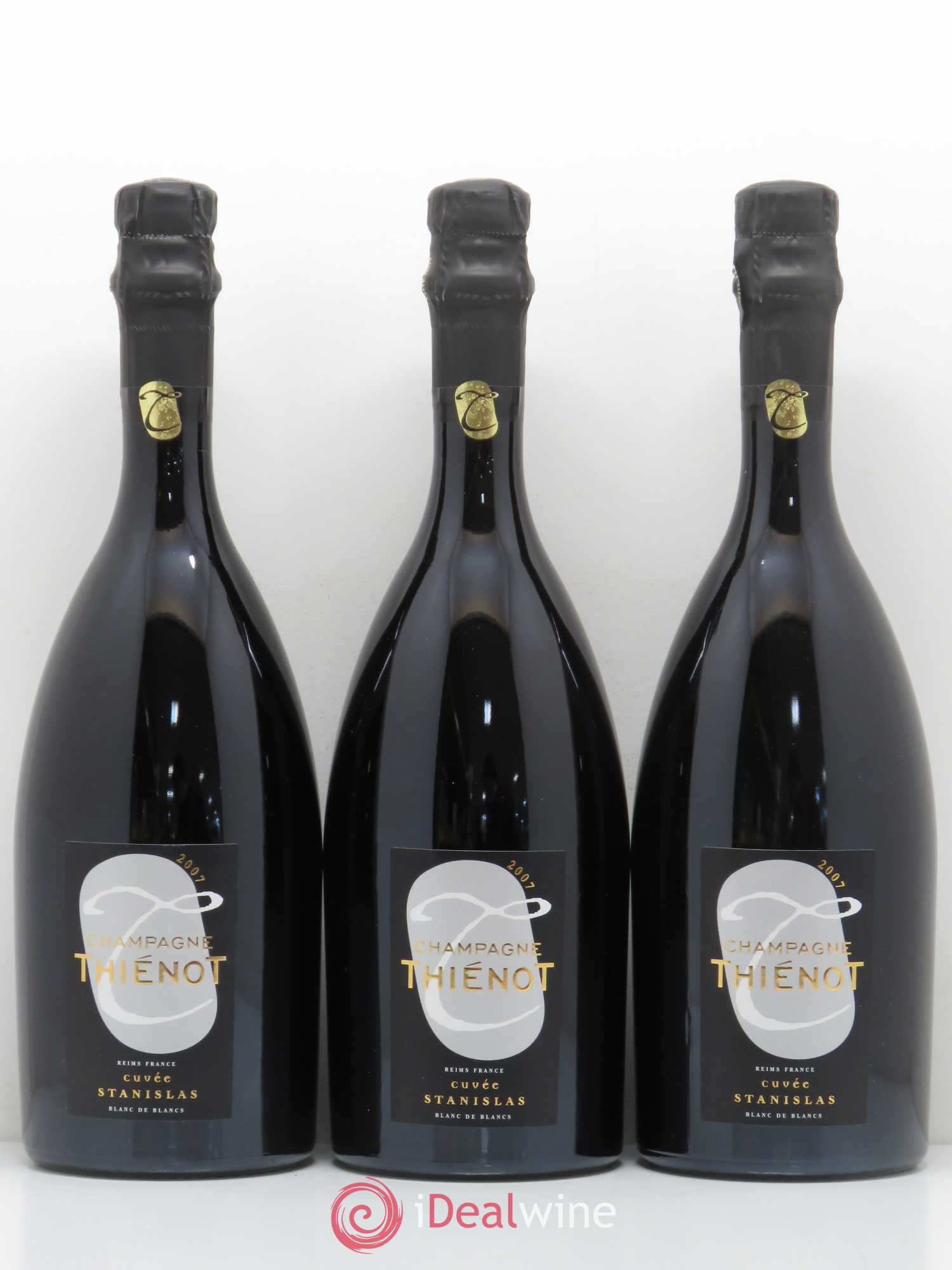 Champagne Thienot Cuvée Stanislas Blanc de Blancs 2007 - Lot of 3 bottles - 0