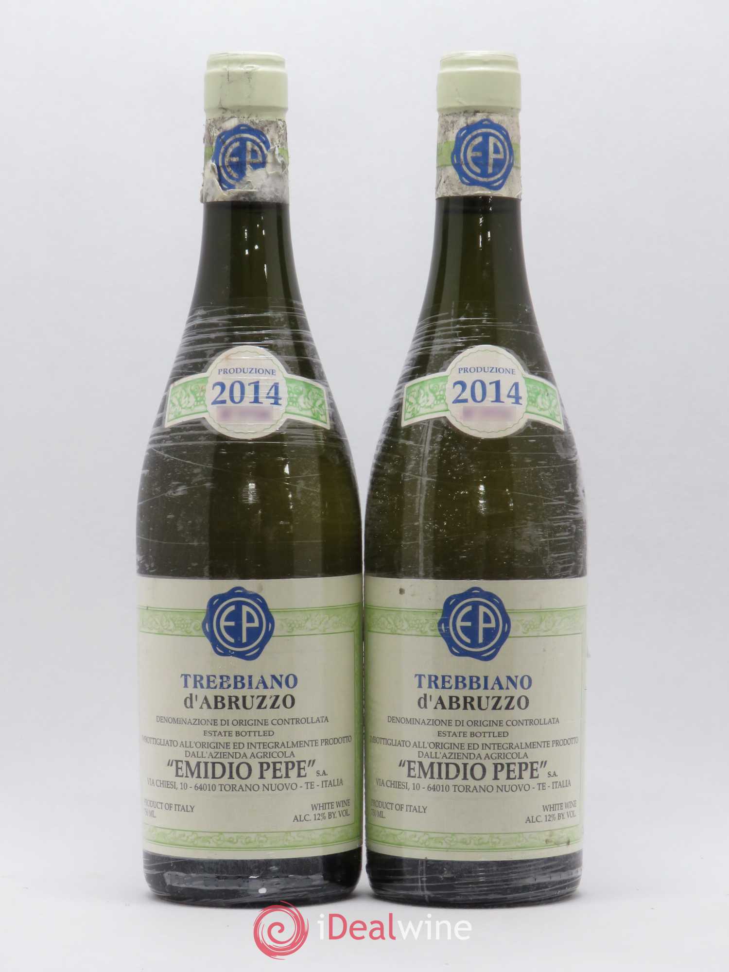 Trebbiano d'Abruzzo DOC Vecchie Viti Emidio Pepe 2014 - Lot de 2 bouteilles - 0