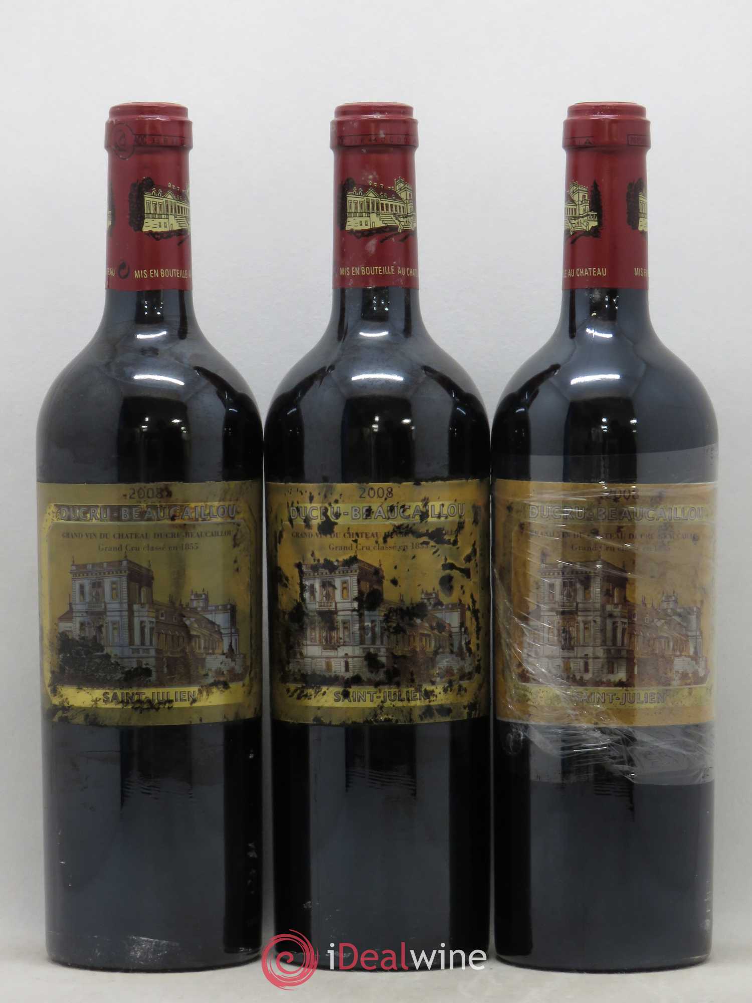 Château Ducru Beaucaillou 2ème Grand Cru Classé 2008 - Lot de 3 bouteilles - 0